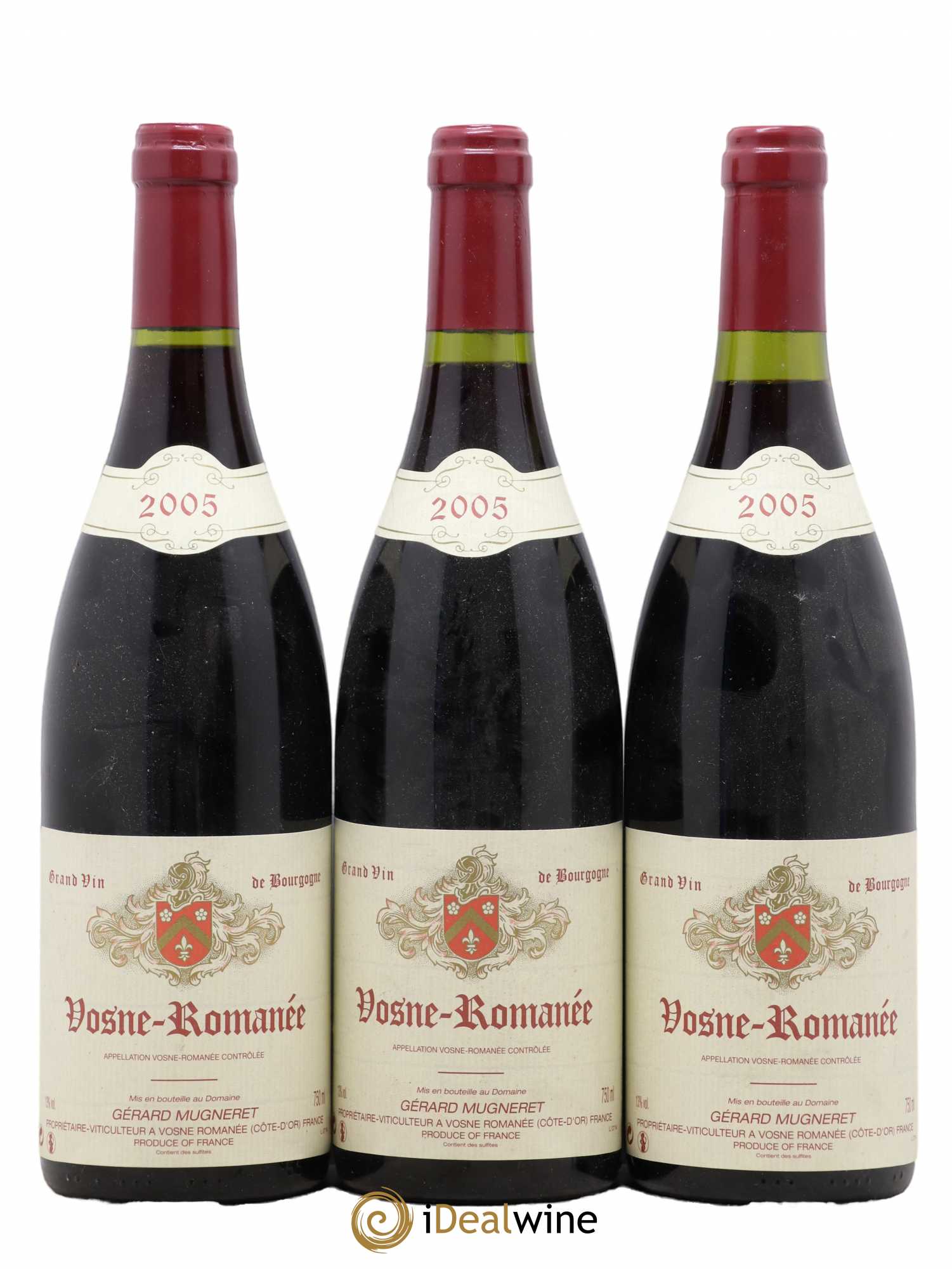 Vosne-Romanée Gérard Mugneret 2005 - Lot de 3 bouteilles - 0