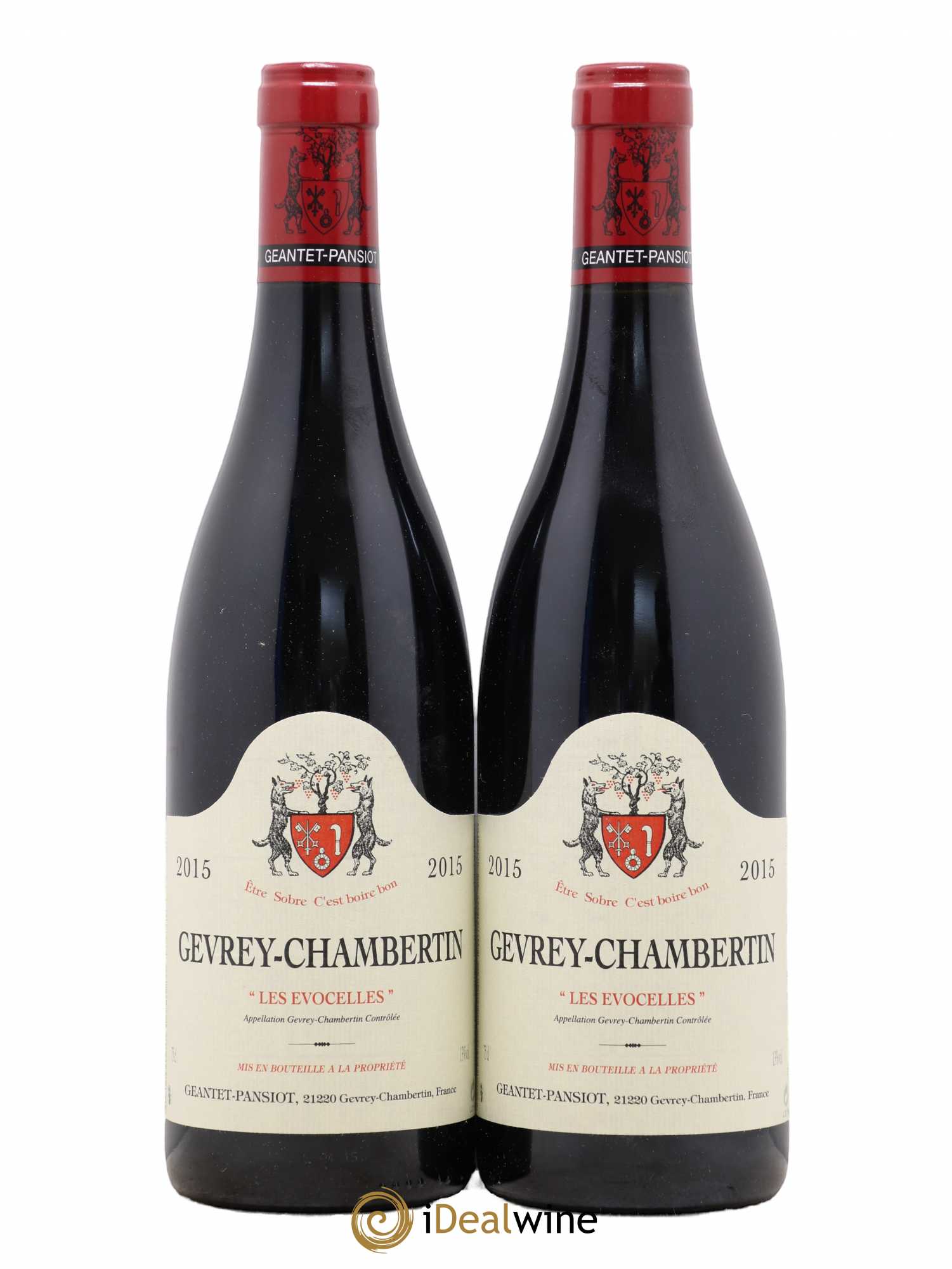 Gevrey-Chambertin Les Evocelles Geantet Pansiot 2015 - Posten von 2 Flaschen - 0