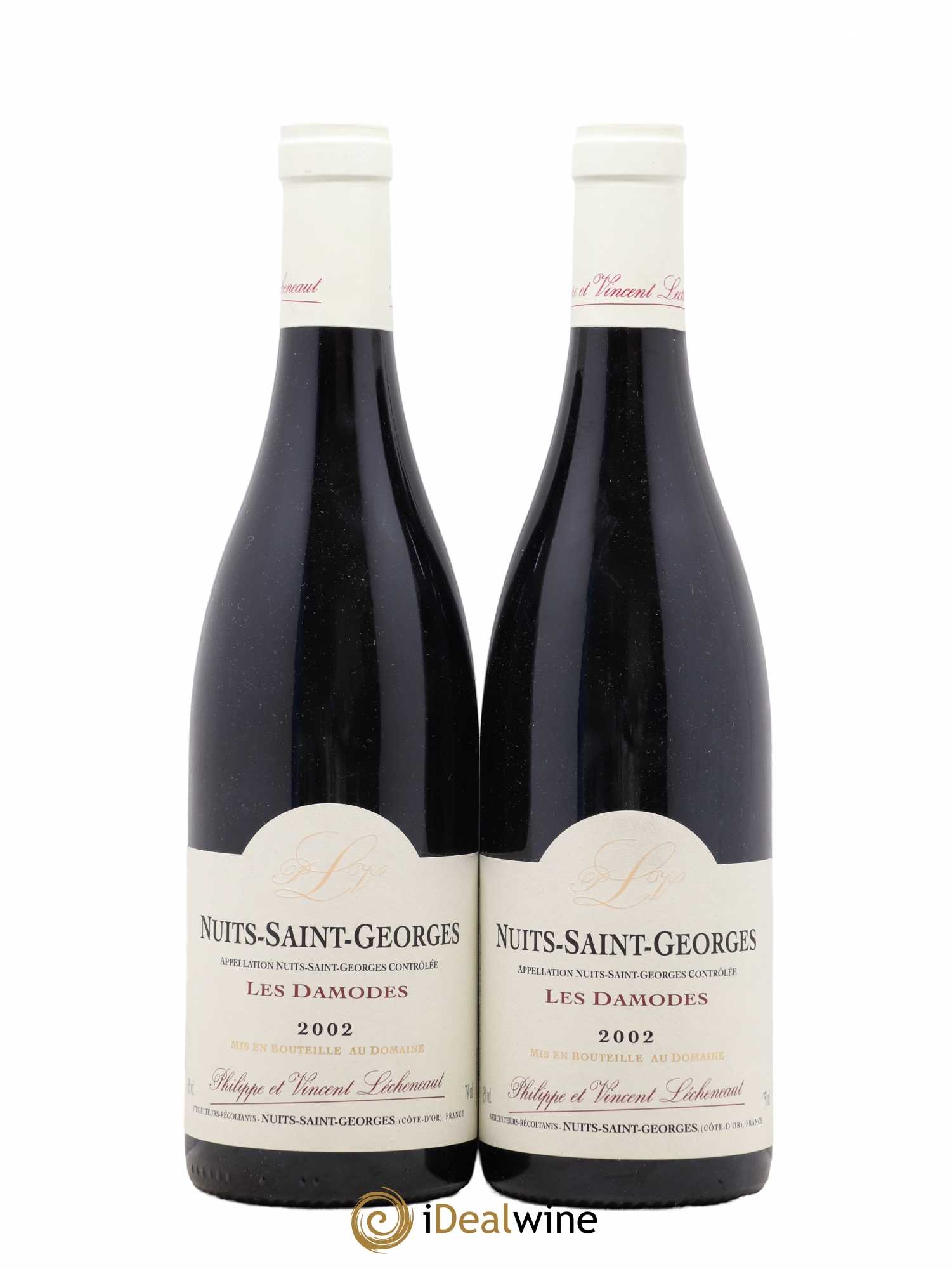 Nuits-Saint-Georges 1er Cru Les Damodes Lécheneaut (Domaine) 2002 - Lot de 2 bouteilles - 0