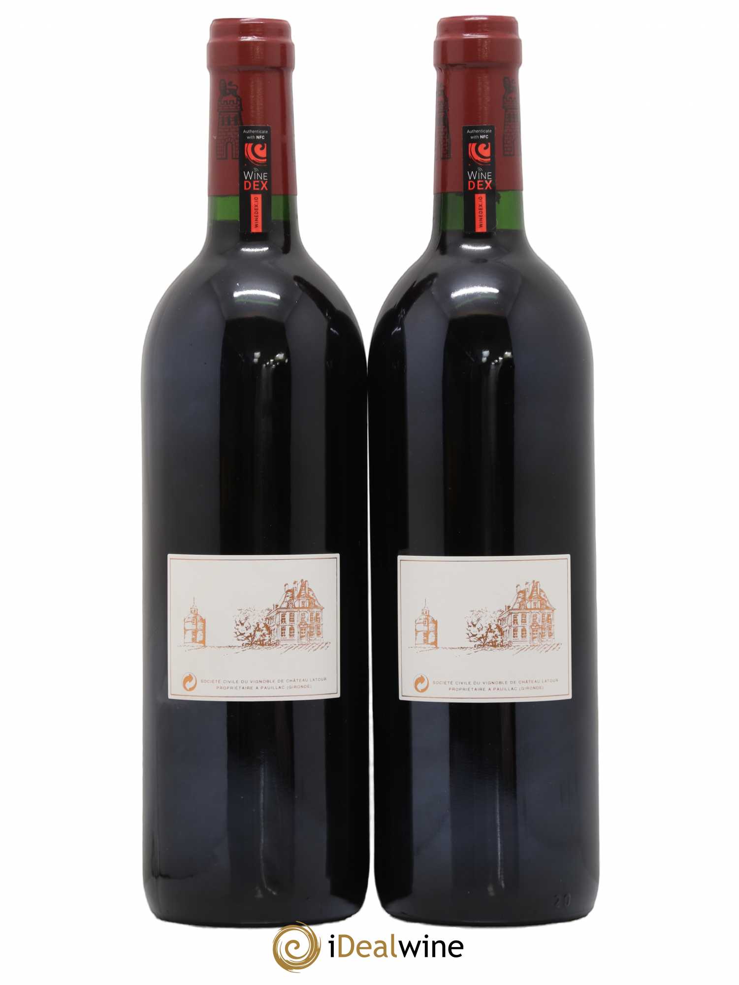 Château Latour 1er Grand Cru Classé 1995 - Lot de 2 bouteilles - 1