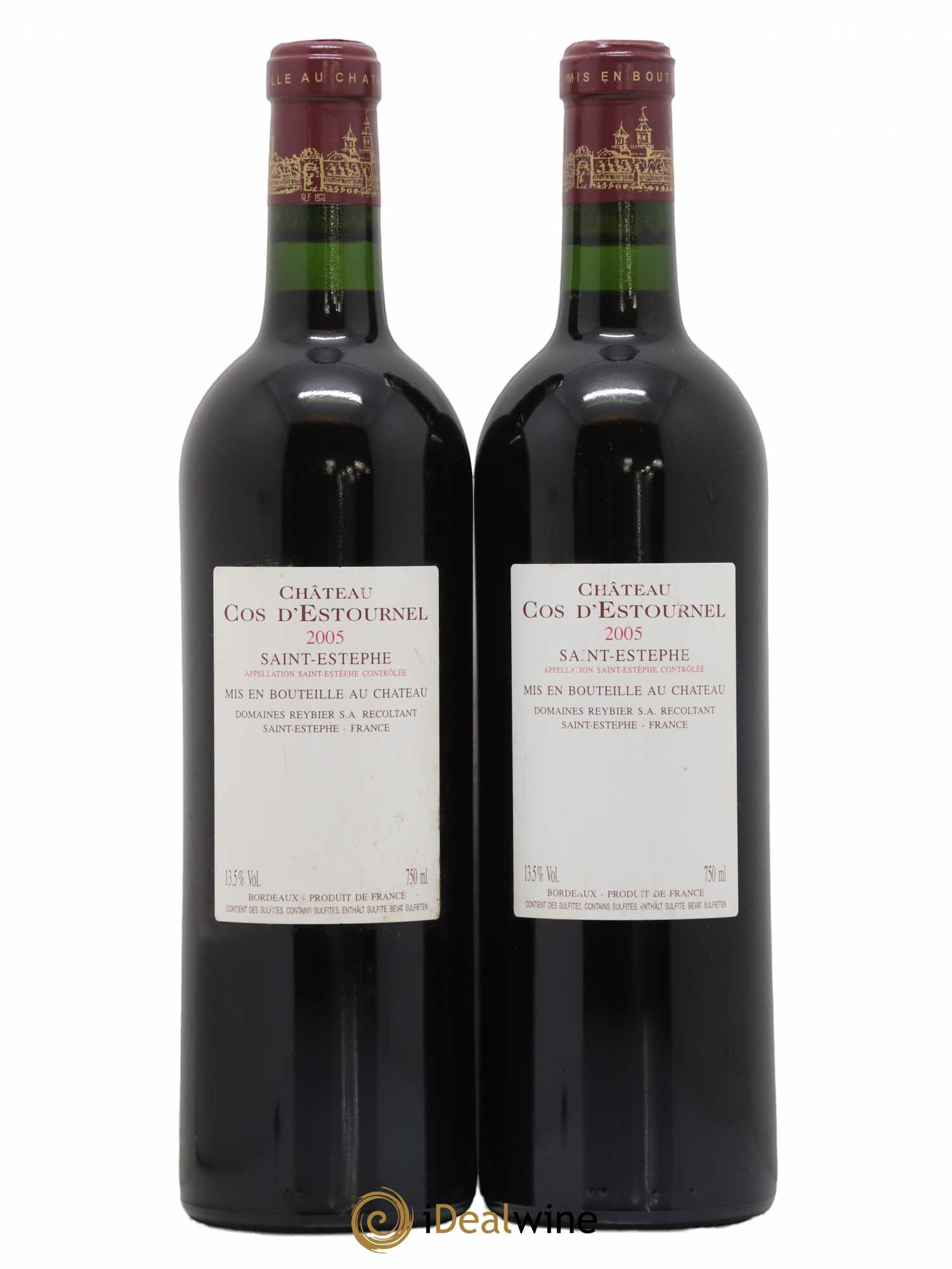 Cos d'Estournel 2ème Grand Cru Classé 2005 - Lot de 2 bouteilles - 1