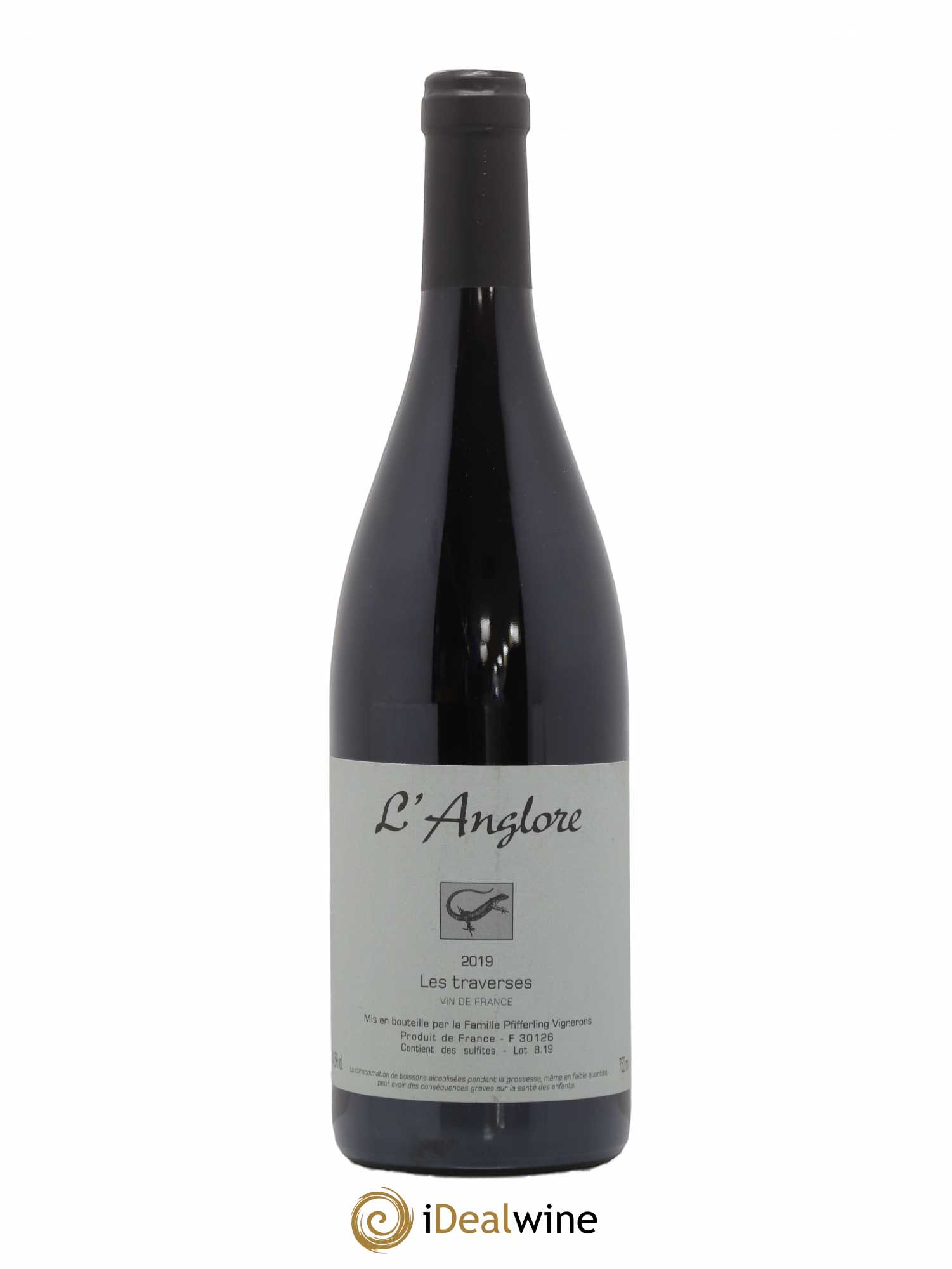 Vin de France Les Traverses L'Anglore 2019 - Lot de 1 bouteille - 0