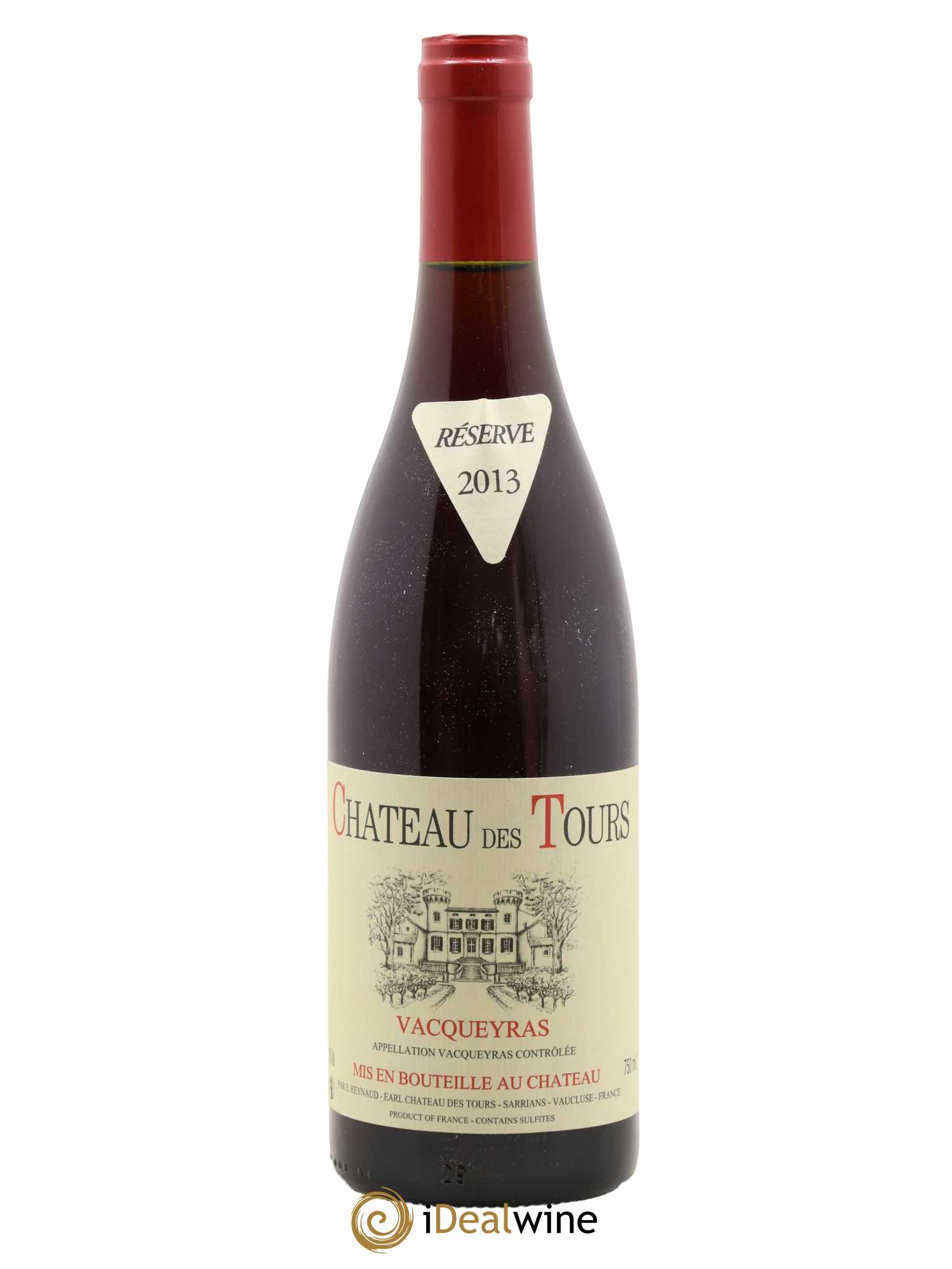 Vacqueyras Château des Tours Emmanuel Reynaud 2013 - Lot de 1 bouteille - 0