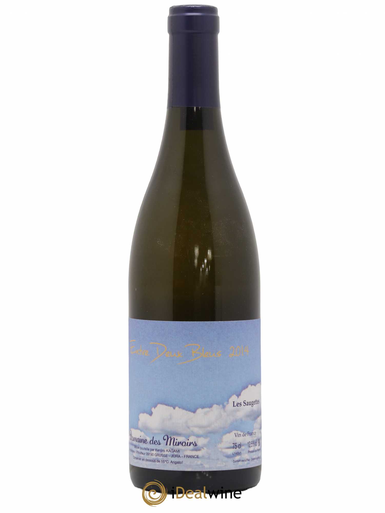 Vin de France Entre Deux Bleus Les saugettes Kenjiro Kagami - Domaine des Miroirs 2014 - Lot de 1 bouteille - 0