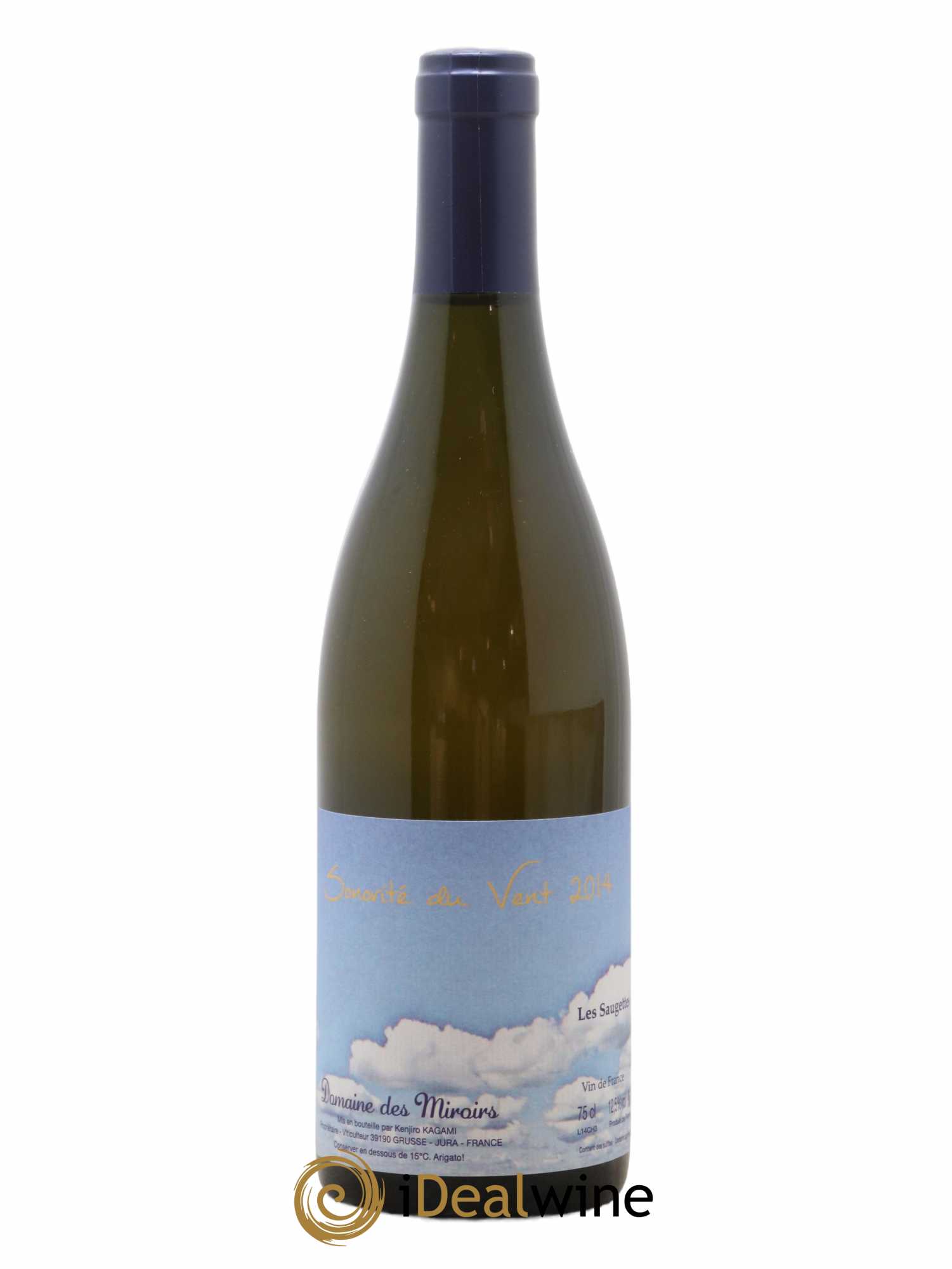 Vin de France Sonorité du vent Les saugettes Kenjiro Kagami - Domaine des Miroirs 2014 - Lot de 1 bouteille - 0