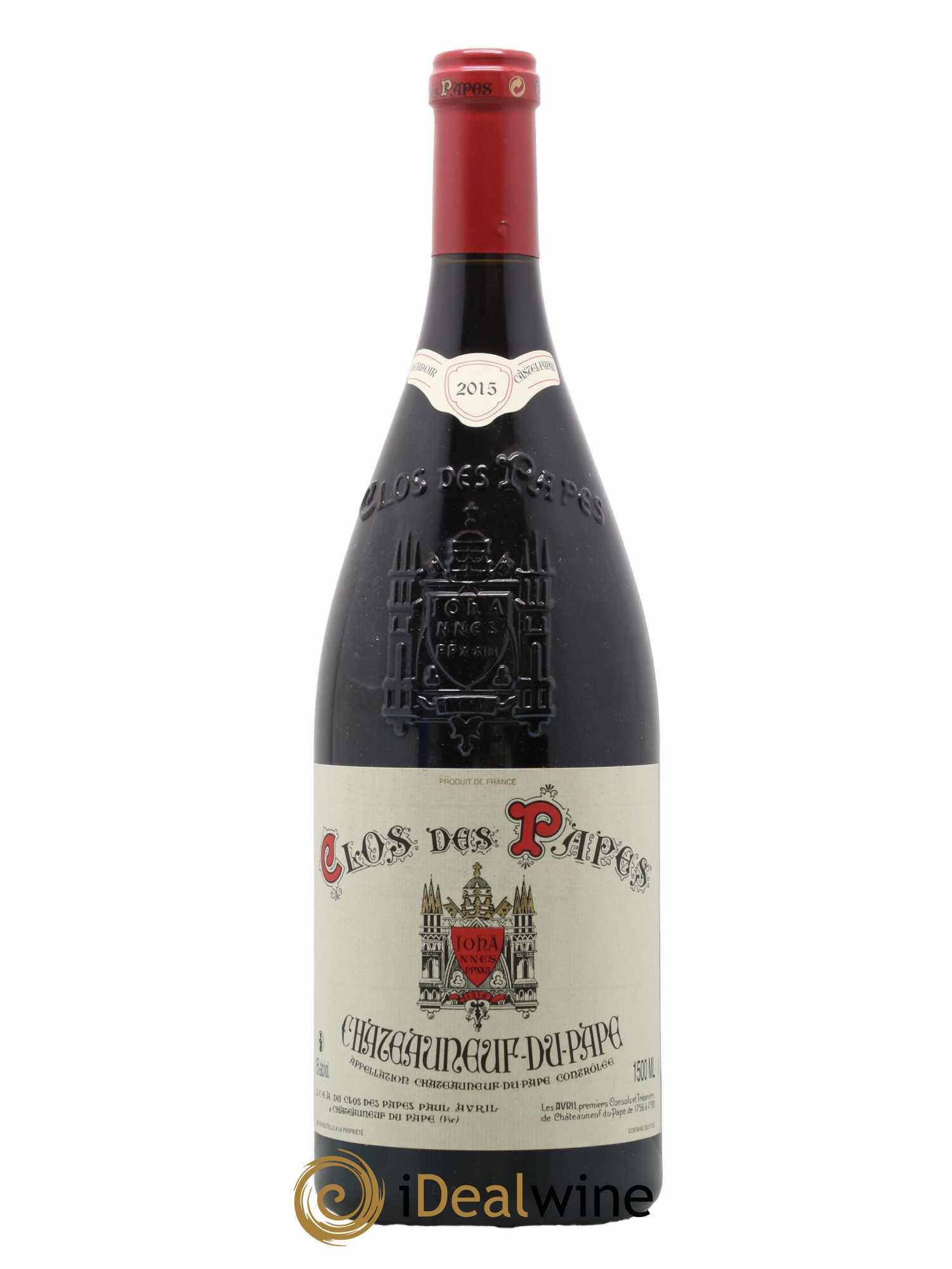 Châteauneuf-du-Pape Clos des Papes - Paul Avril 2015 - Lot de 1 magnum - 0