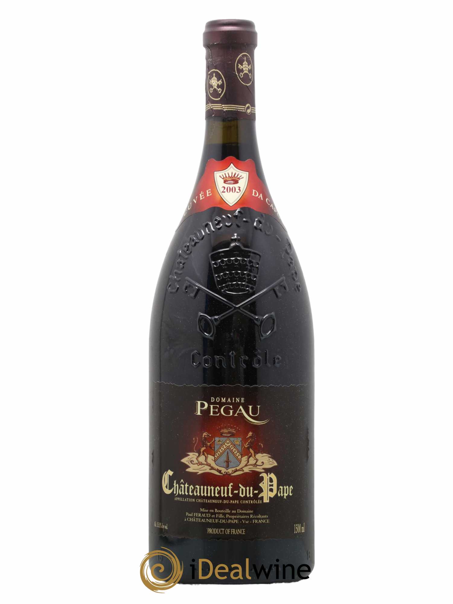 Châteauneuf-du-Pape Domaine du Pégau Cuvée Da Capo Paul et Laurence Féraud 2003 - Lot de 1 magnum - 1