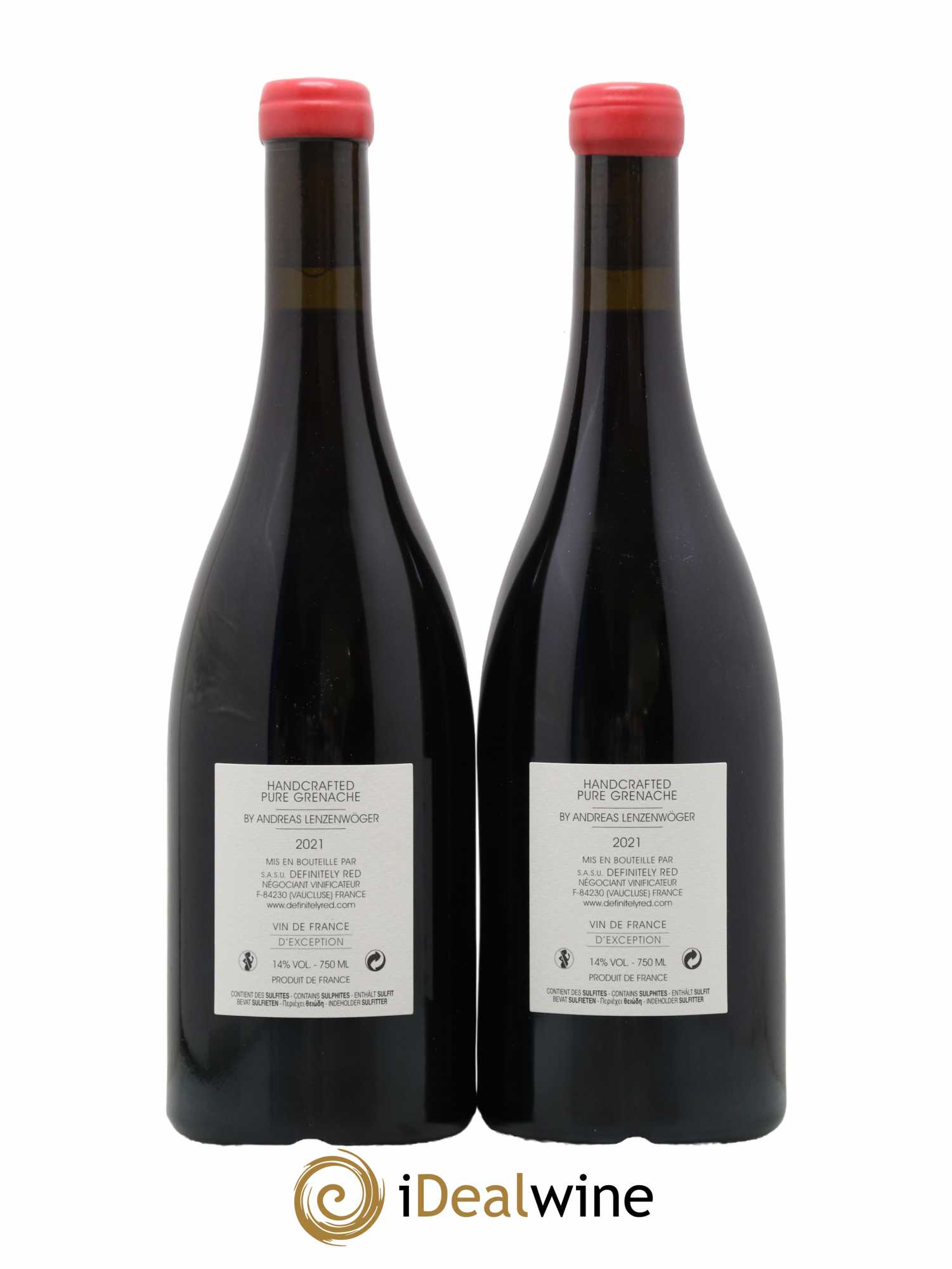 Vin de France Definitely Red 2021 - Lot of 2 bottles - 1