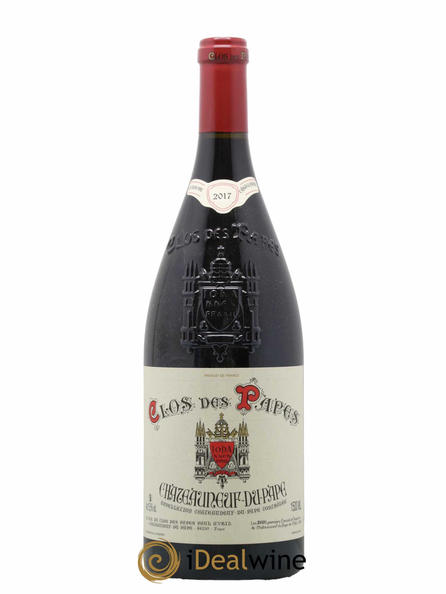 Châteauneuf-du-Pape Clos des Papes - Paul Avril 2017 - Lot de 1 magnum - 0