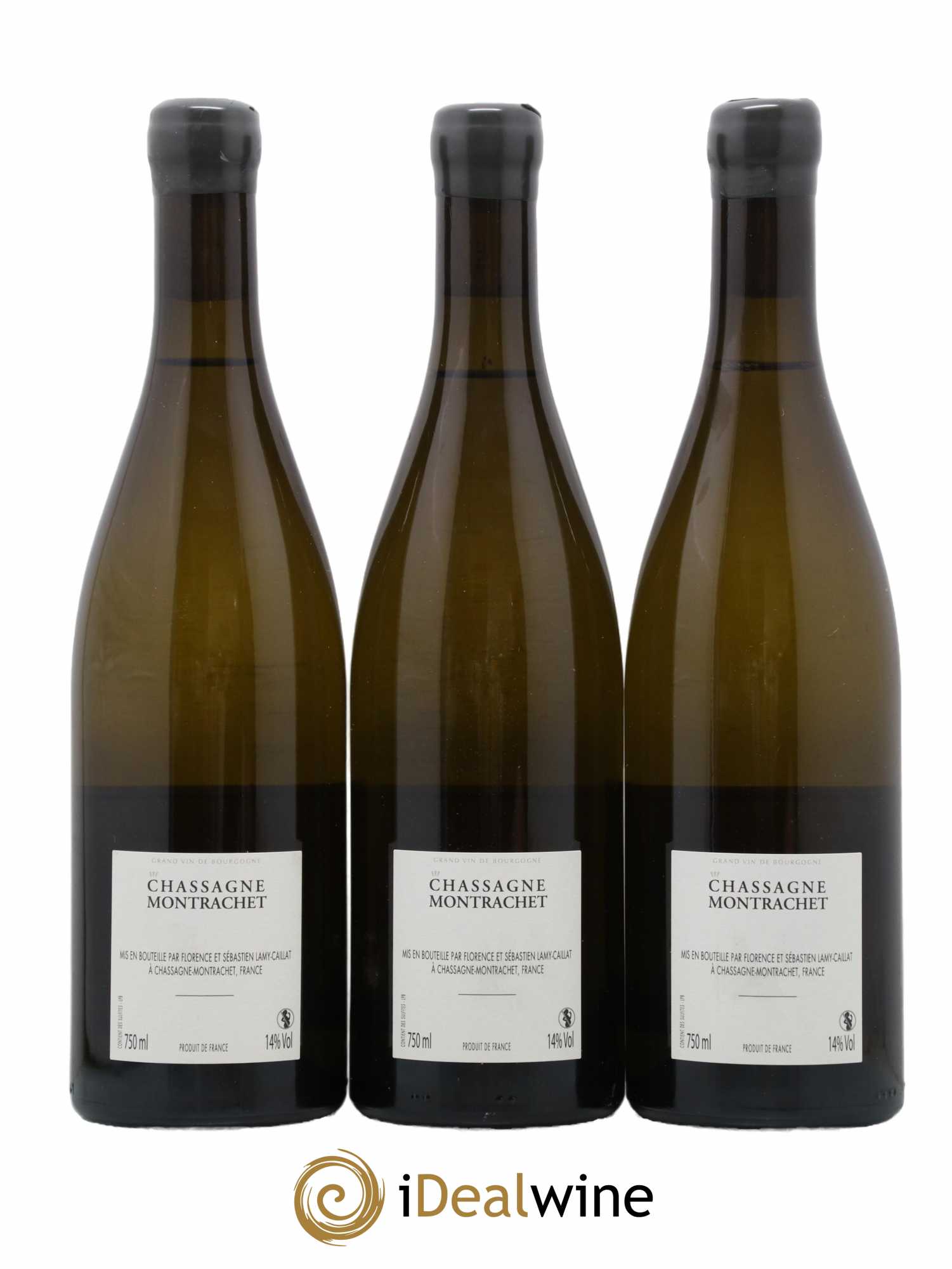 Chassagne-Montrachet Lamy-Caillat (Domaine) 2019 - Lot de 3 bouteilles - 1