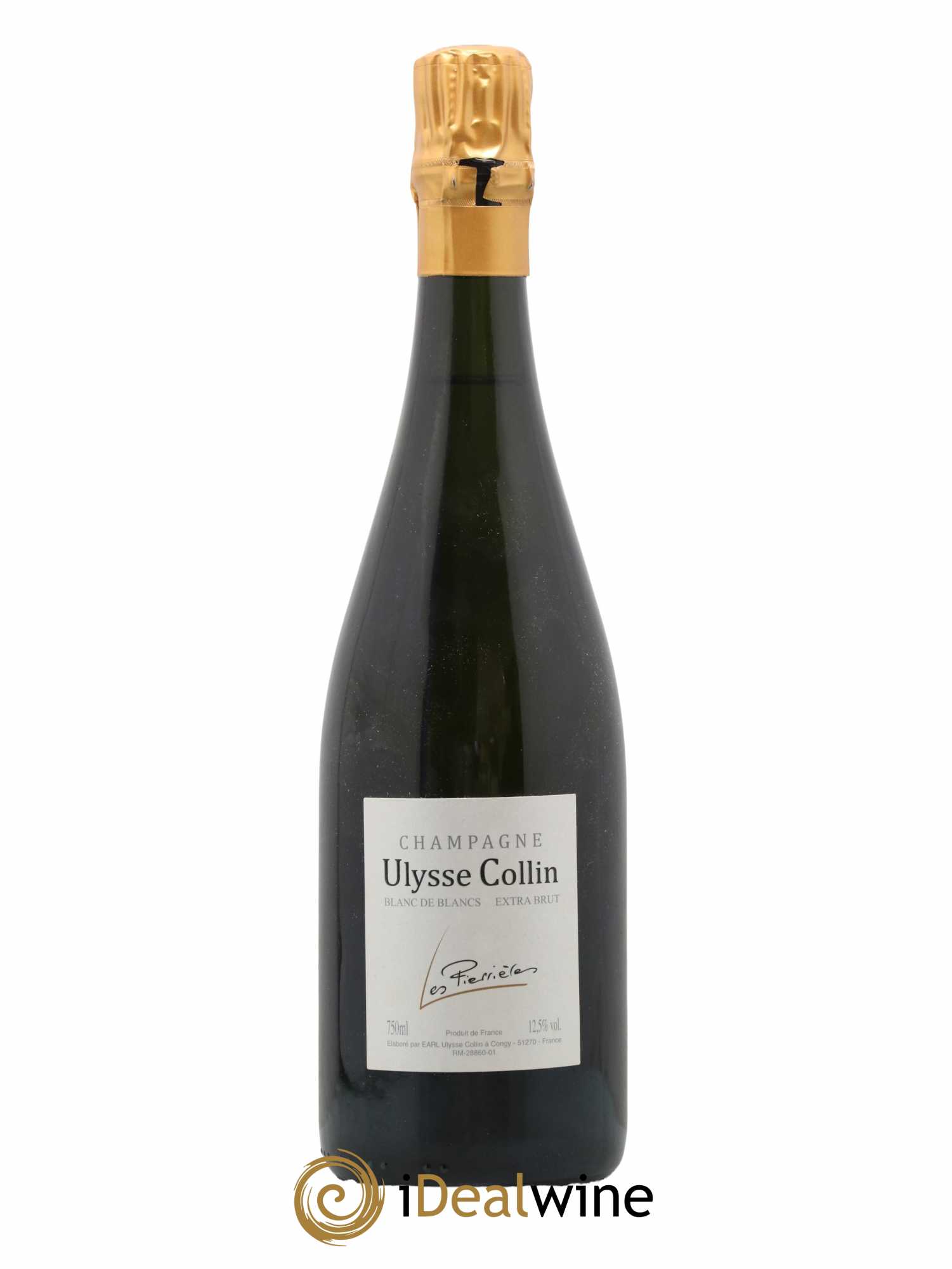 Les Pierrières Blancs de Blancs Extra-Brut Ulysse Collin - Lot de 1 bouteille - 0