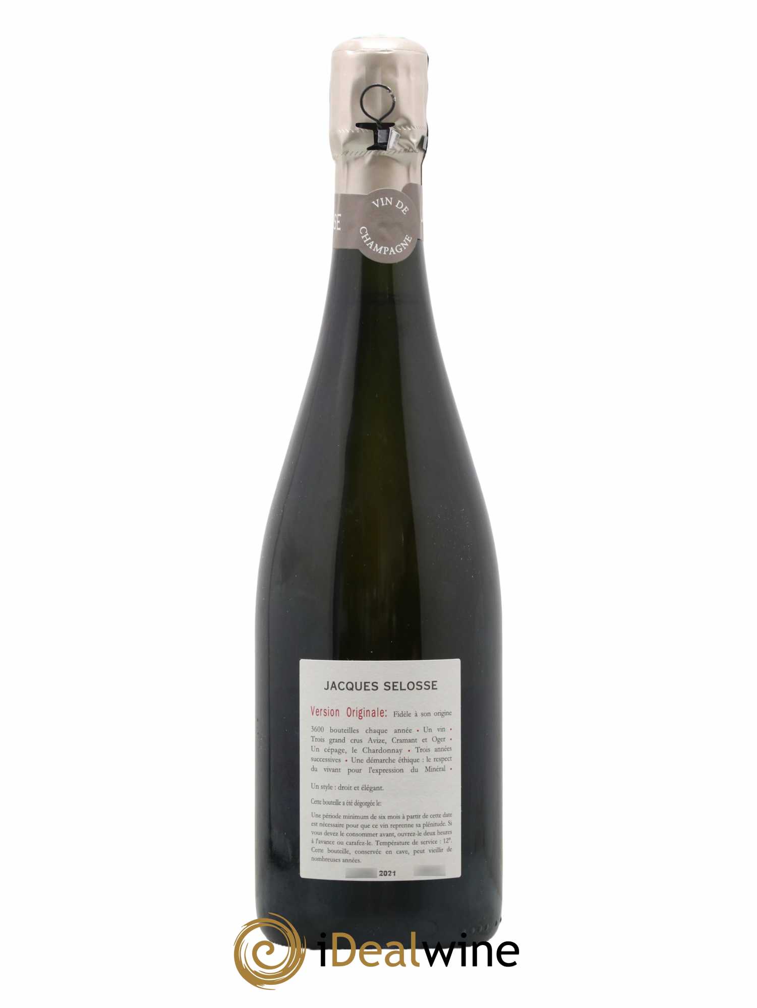 Version Originale Jacques Selosse - Posten von 1 Flasche - 1