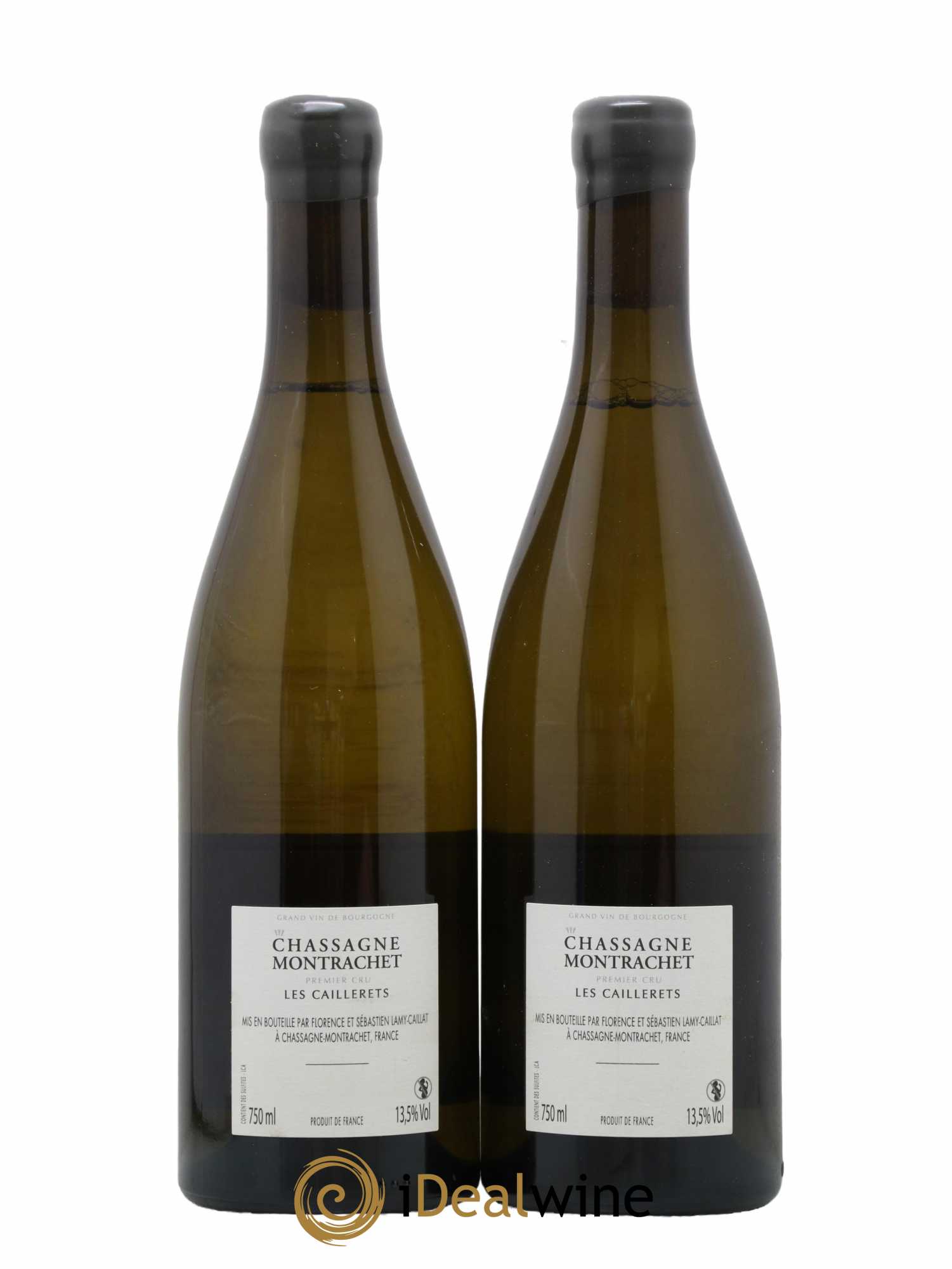 Chassagne-Montrachet 1er Cru Les Caillerets Lamy-Caillat (Domaine) 2018 - Lot de 2 bouteilles - 1