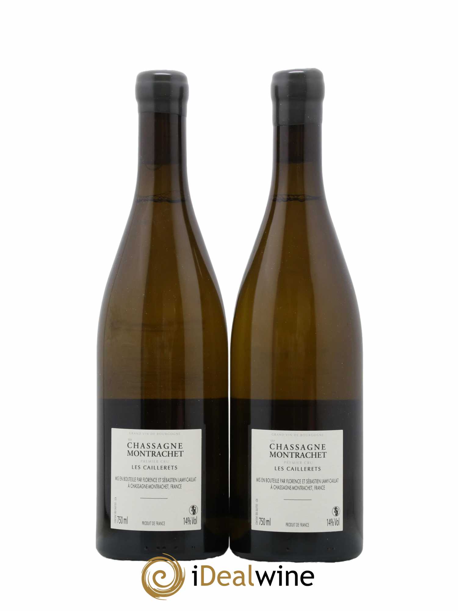 Chassagne-Montrachet 1er Cru Les Caillerets Lamy-Caillat (Domaine) 2019 - Lot de 2 bouteilles - 1