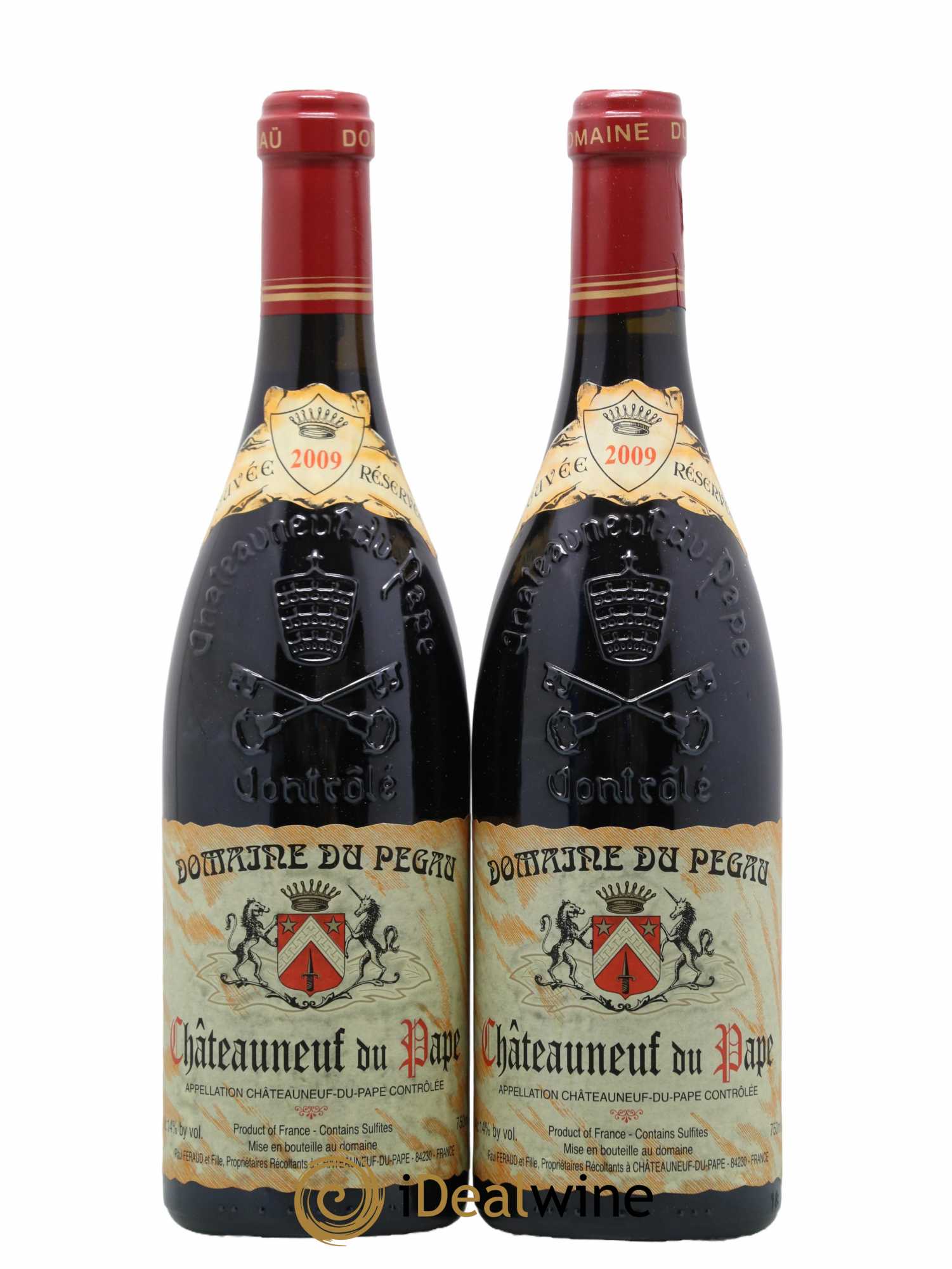 Châteauneuf-du-Pape Domaine du Pégau Cuvée Réservée Paul et Laurence Féraud 2009 - Lot de 2 bouteilles - 0