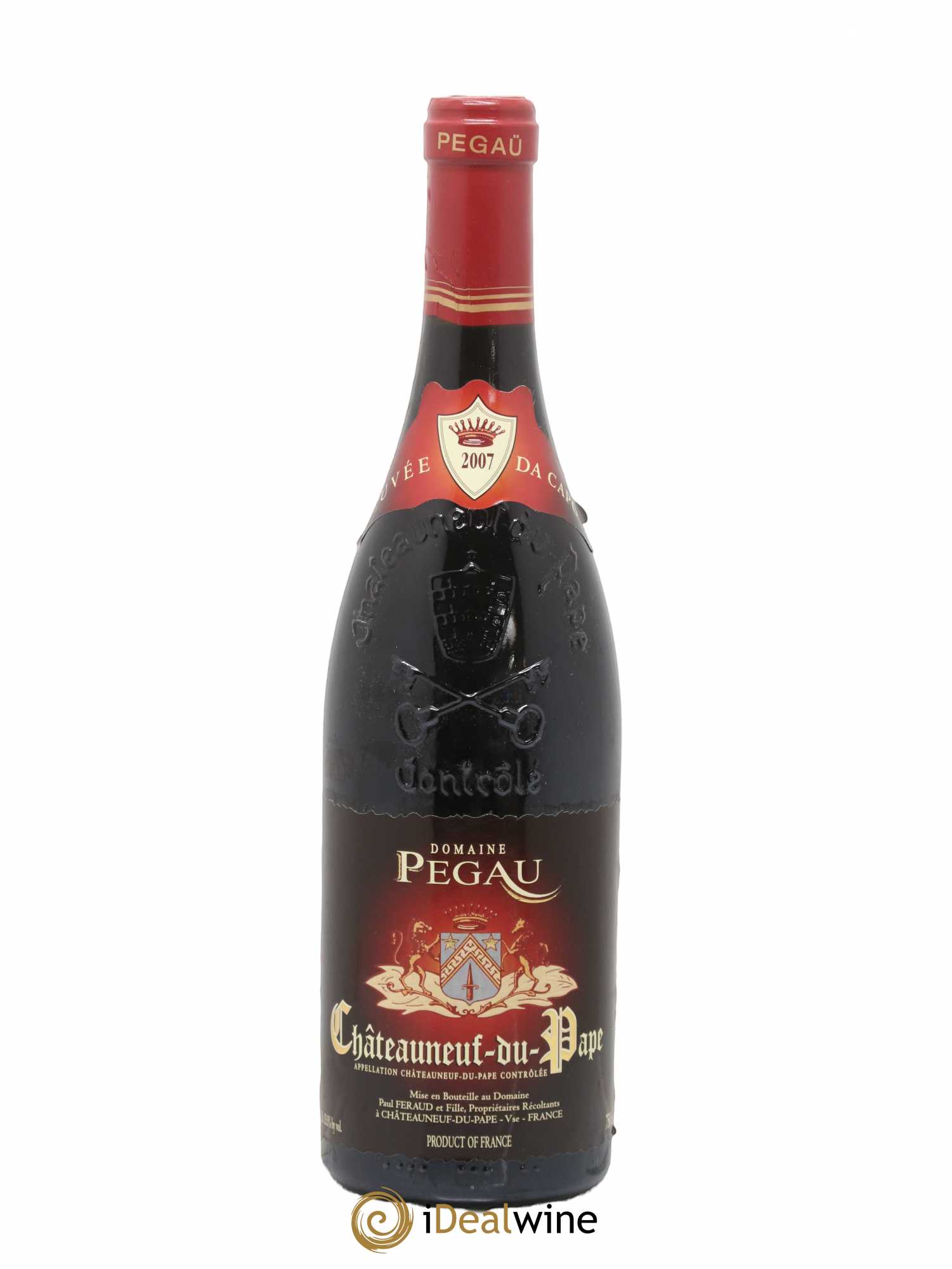 Châteauneuf-du-Pape Domaine du Pégau Cuvée Da Capo Paul et Laurence Féraud 2007 - Lot de 1 bouteille - 0