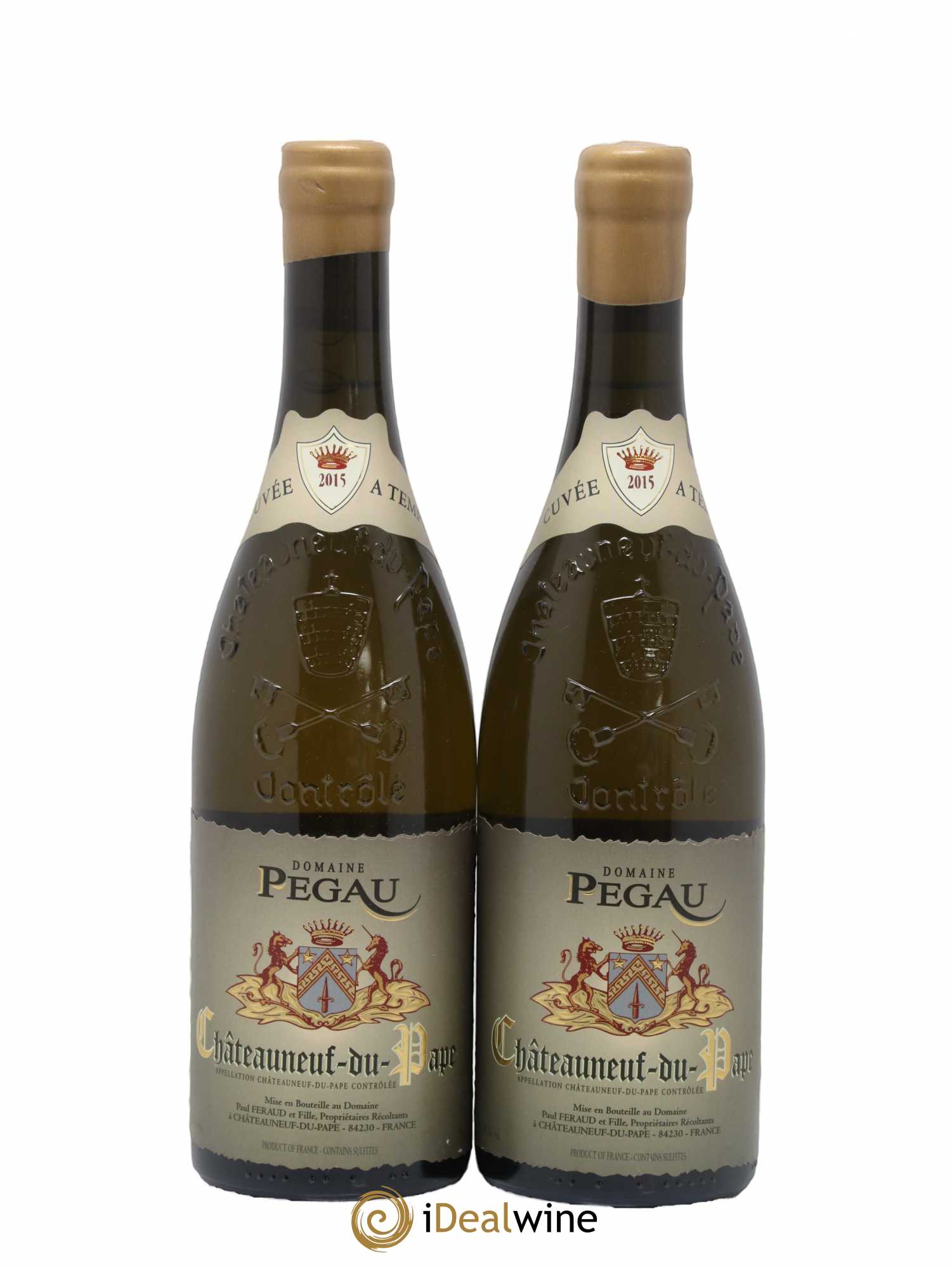 Châteauneuf-du-Pape A Tempo Pegaü 2015 - Posten von 2 Flaschen - 0