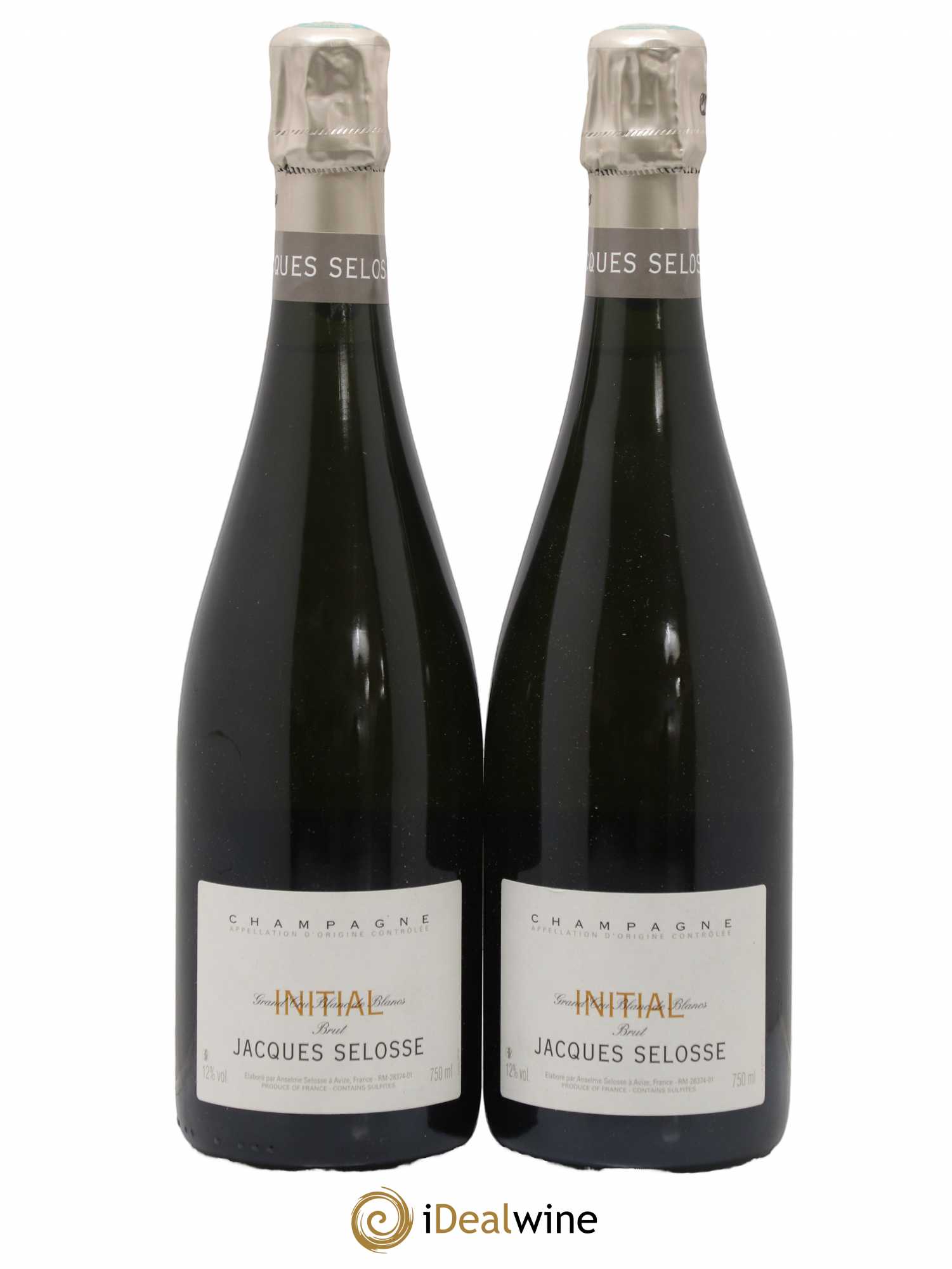 Initial Brut Jacques Selosse - Lot de 2 bouteilles - 0