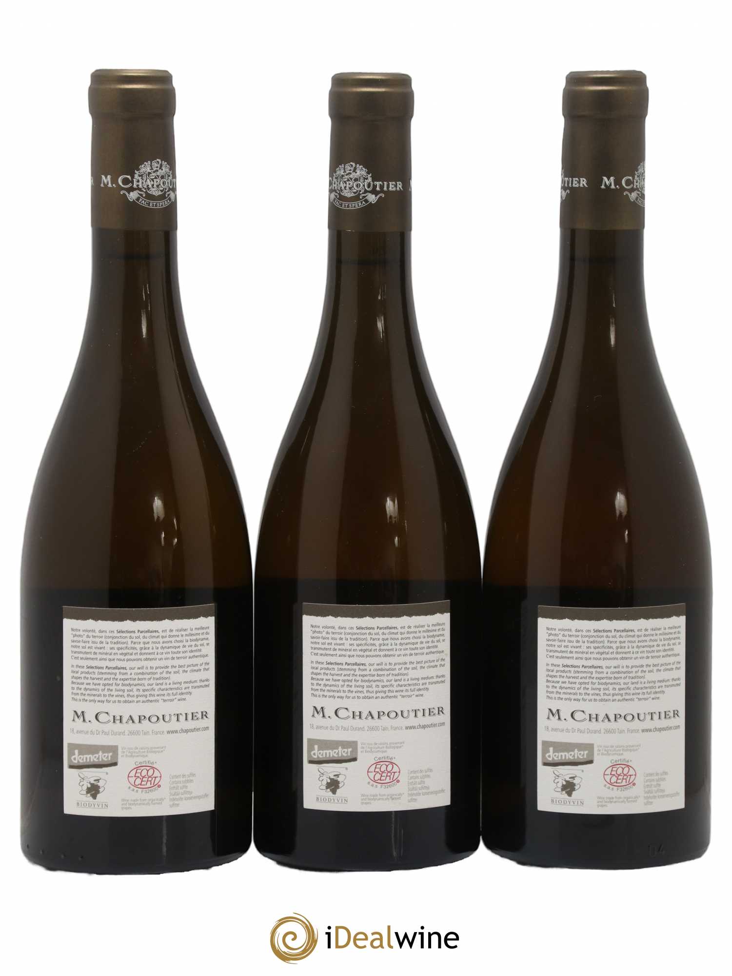 Hermitage Ermitage de l'Orée Chapoutier 2005 - Lot de 3 bouteilles - 1