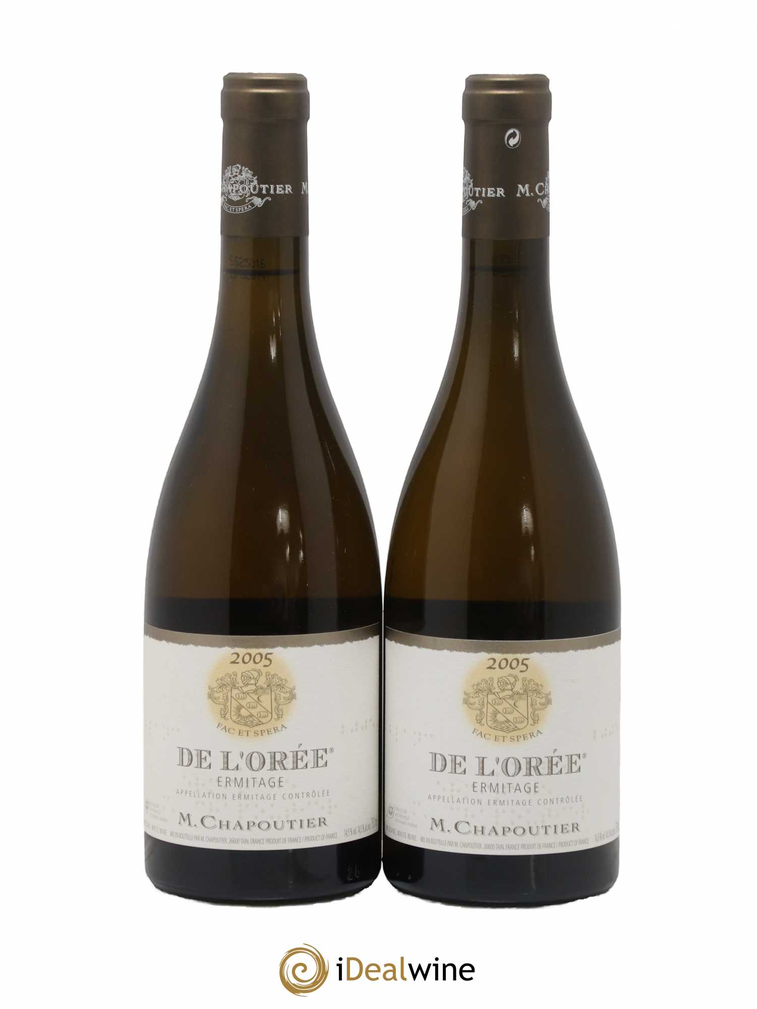 Hermitage Ermitage de l'Orée Chapoutier 2005 - Lot de 2 bouteilles - 0