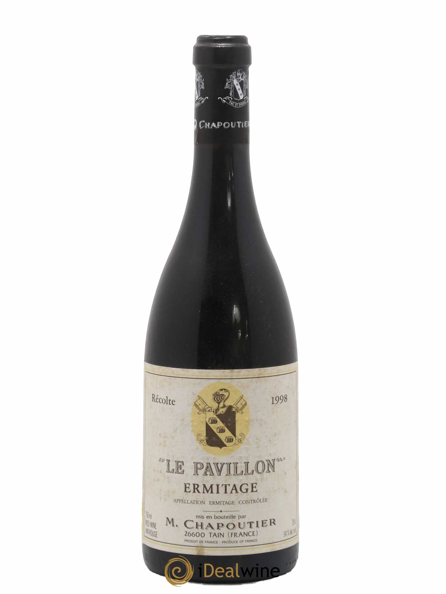 Hermitage Ermitage Le Pavillon Chapoutier 1998 - Lot de 1 bouteille - 0