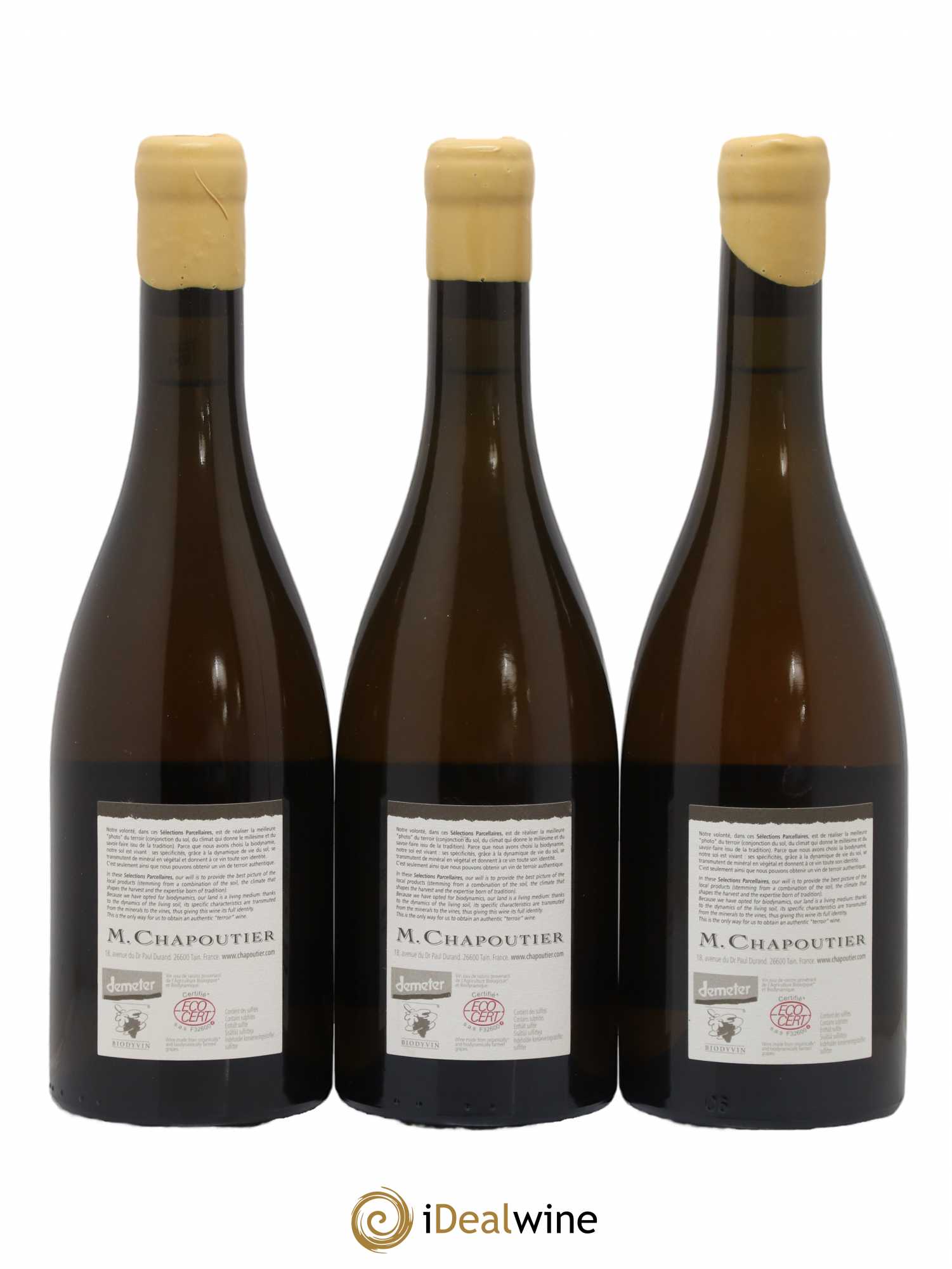 Hermitage Ermitage Le Méal Chapoutier 2006 - Lot de 3 bouteilles - 1