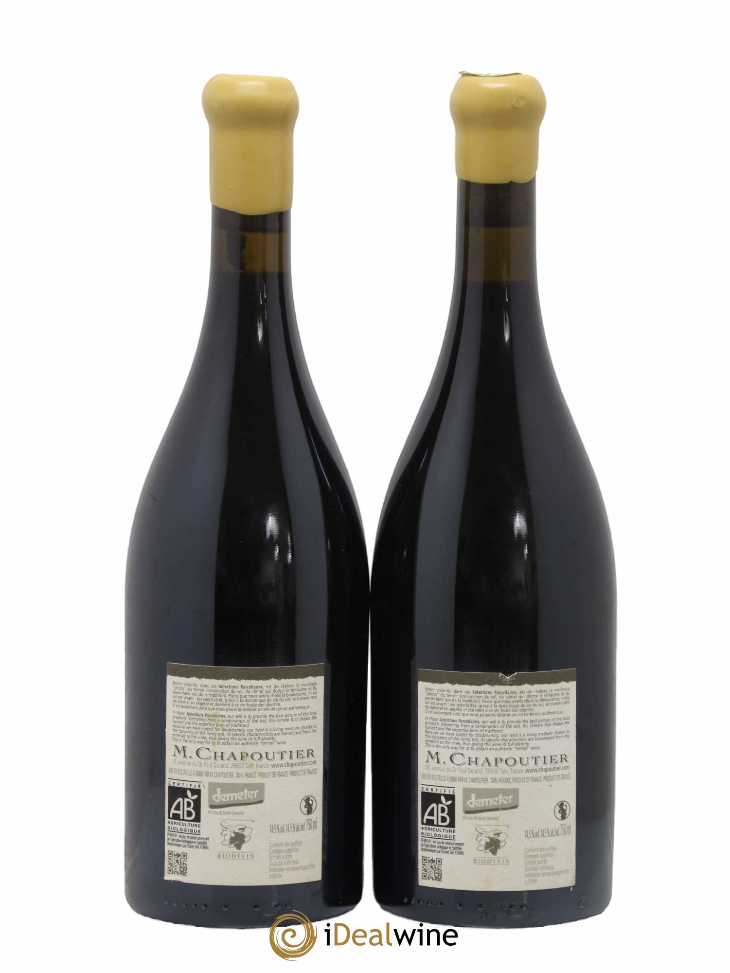 Hermitage Ermitage Le Pavillon Chapoutier 2009 - Lot de 2 bouteilles - 1