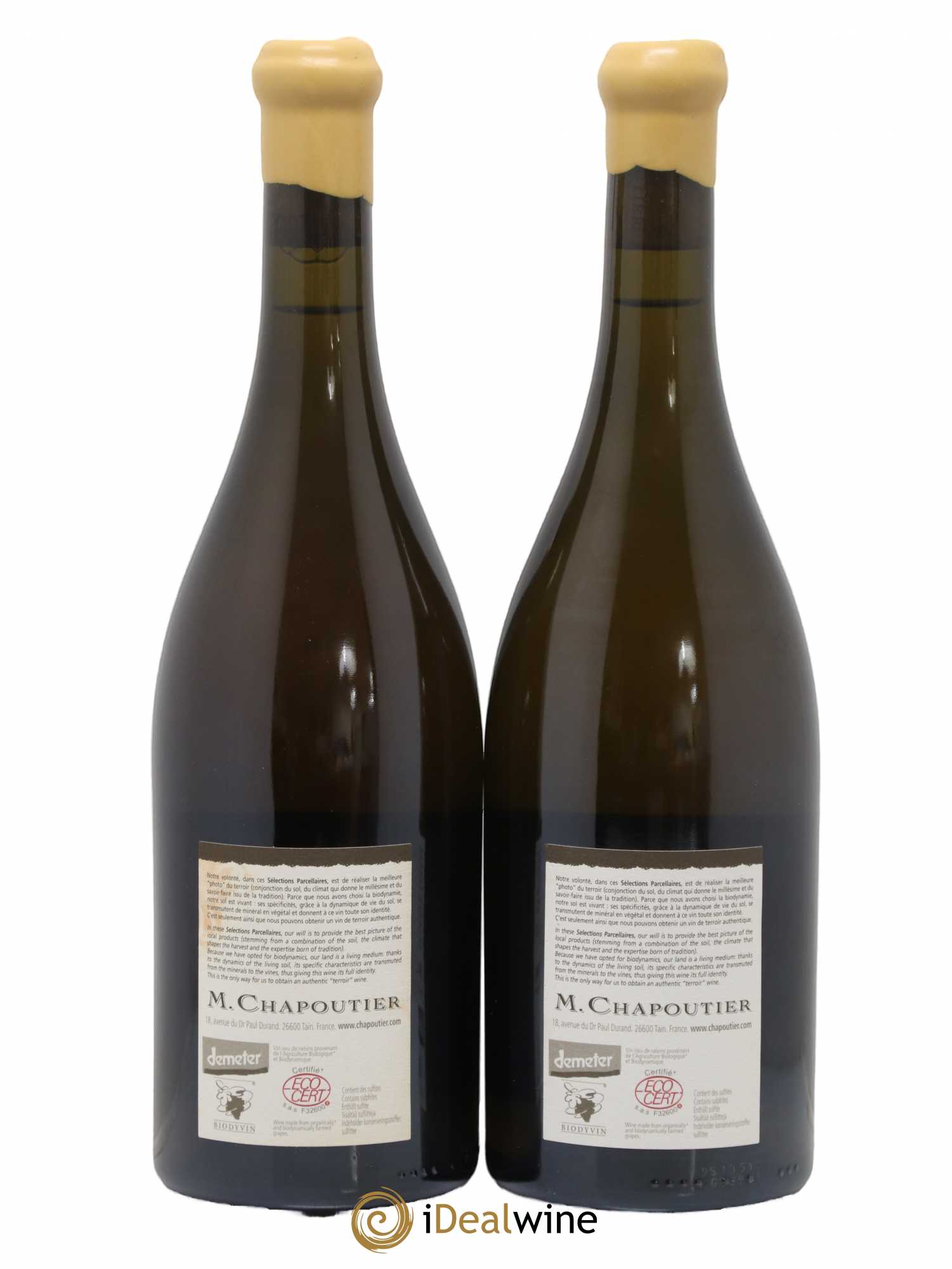 Hermitage Ermitage l'Ermite Chapoutier 2007 - Lot de 2 bouteilles - 1