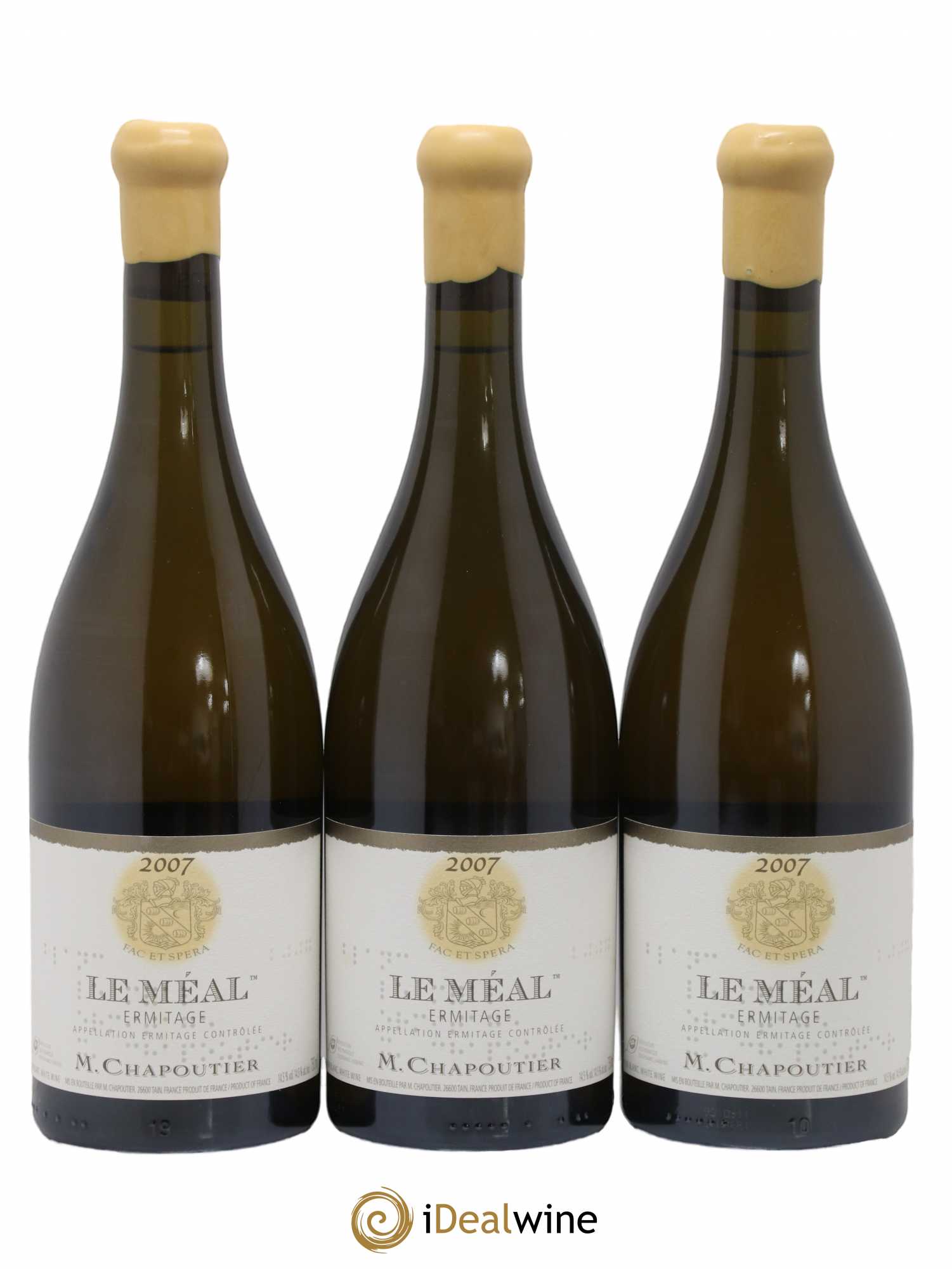 Hermitage Ermitage Le Méal Chapoutier 2007 - Lot de 6 bouteilles - 1