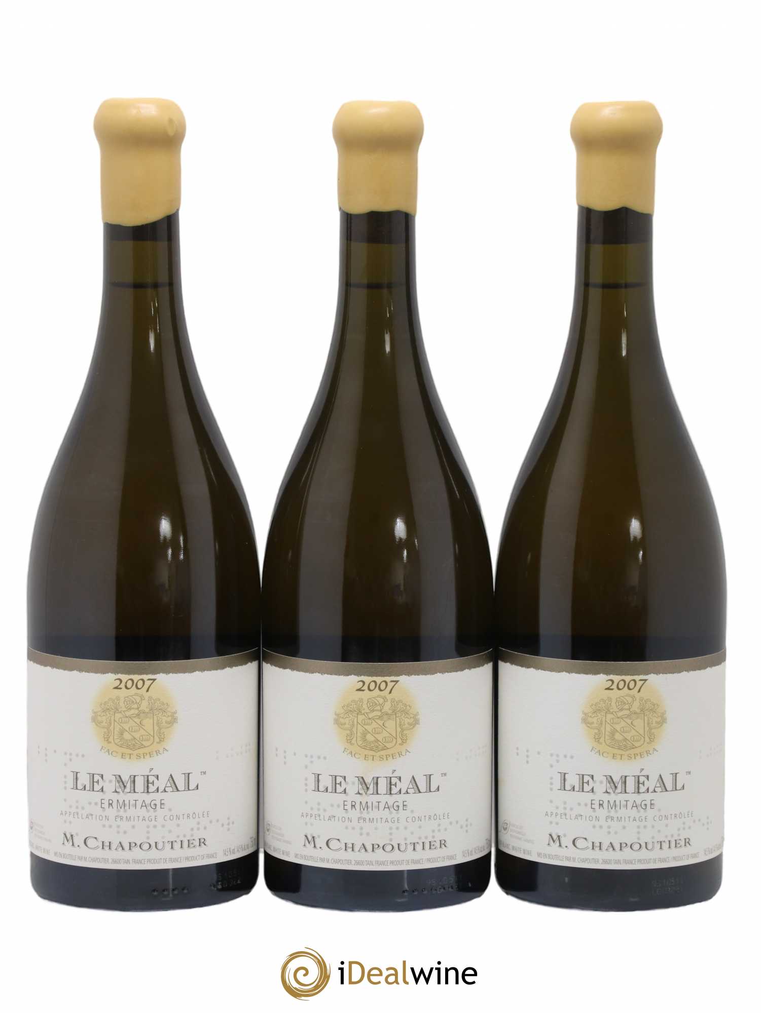 Hermitage Ermitage Le Méal Chapoutier 2007 - Lot de 6 bouteilles - 3