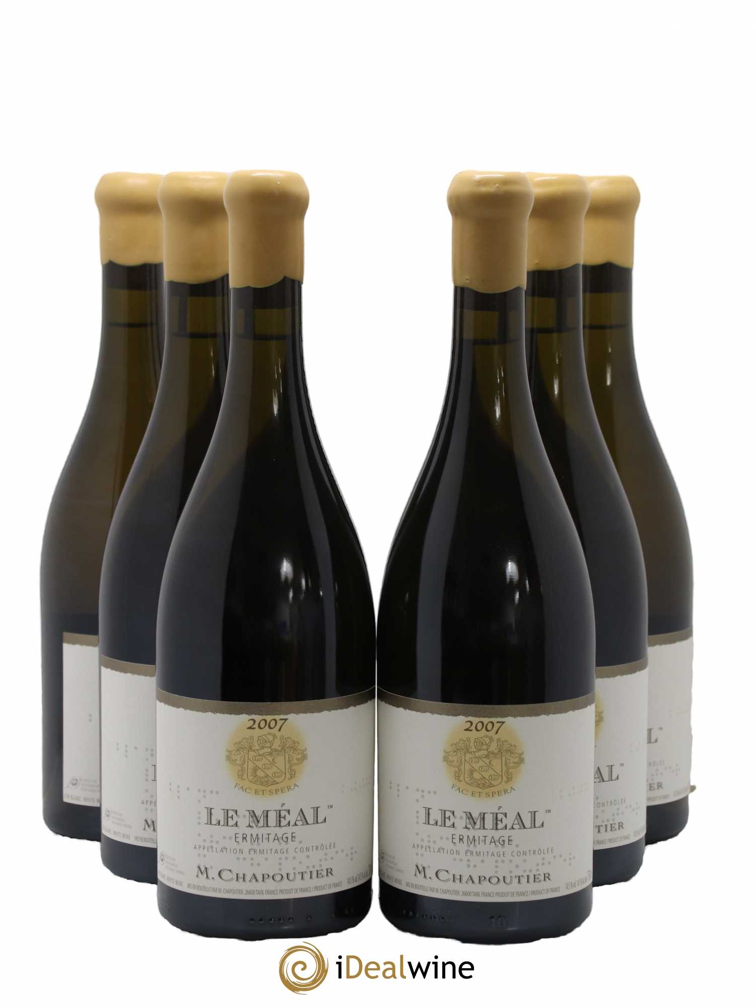Hermitage Ermitage Le Méal Chapoutier 2007 - Lot de 6 bouteilles - 0