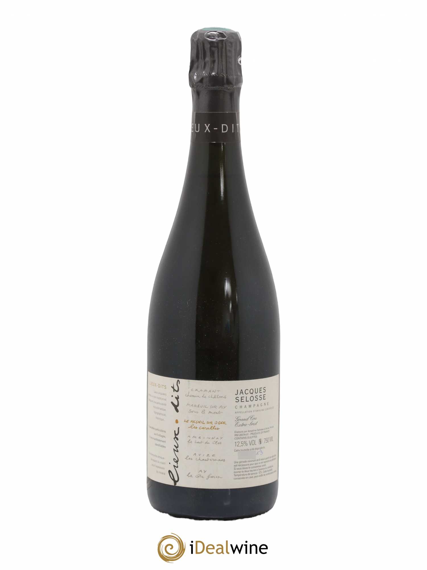 Les Carelles Blanc de Blancs Jacques Selosse - Lot de 1 bouteille - 0