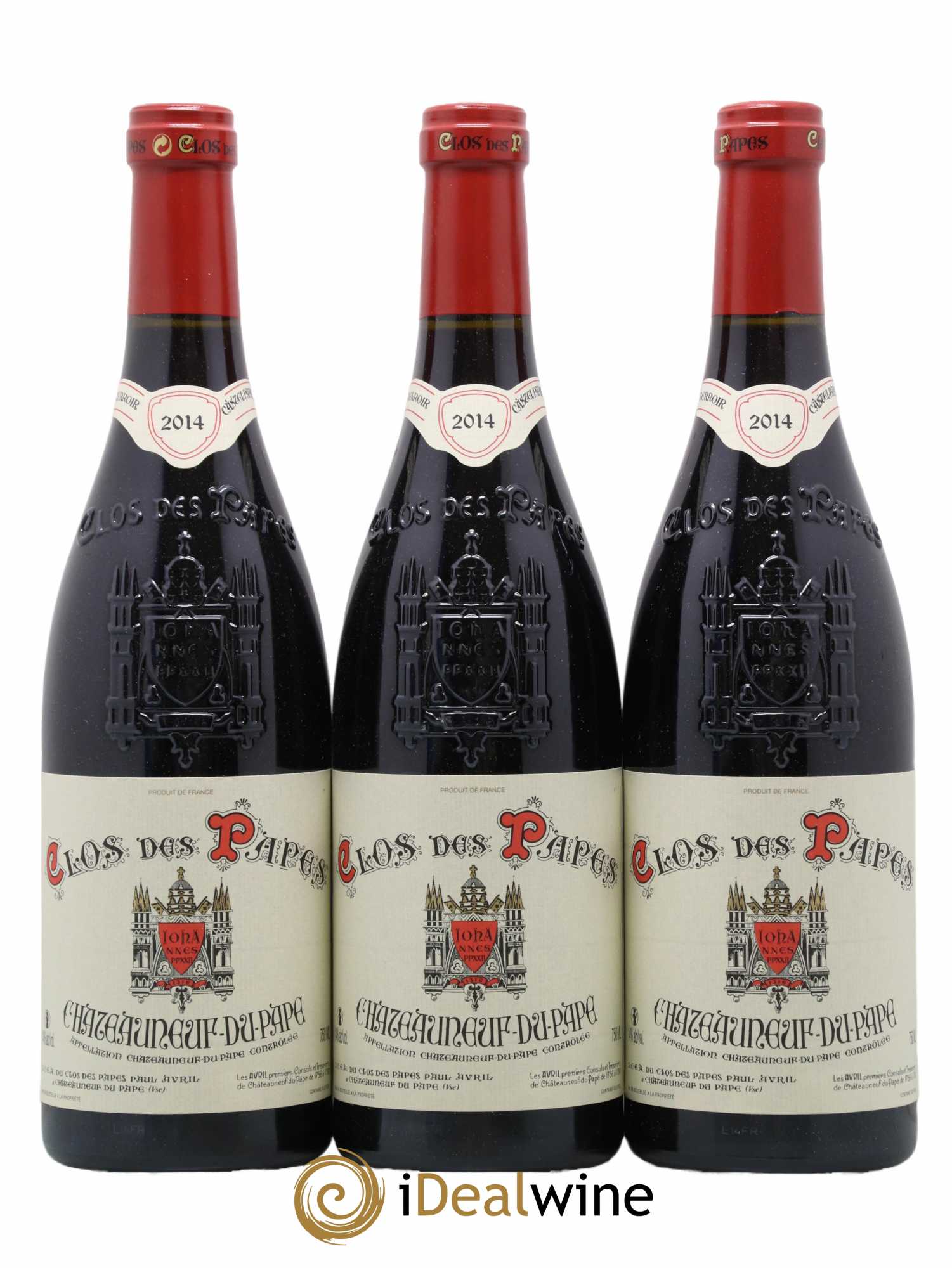 Châteauneuf-du-Pape Clos des Papes - Paul Avril 2014 - Lot de 6 bouteilles - 2