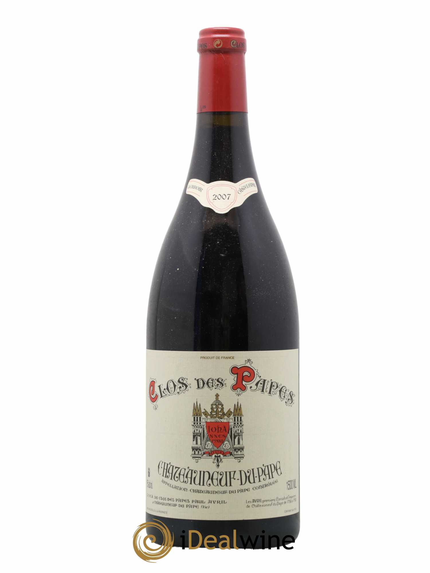 Châteauneuf-du-Pape Clos des Papes - Paul Avril 2007 - Lot de 1 magnum - 0