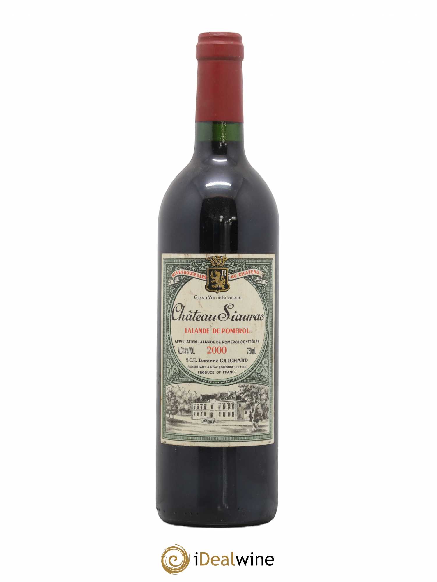 Château Siaurac 2000 - Lot de 1 bouteille - 0