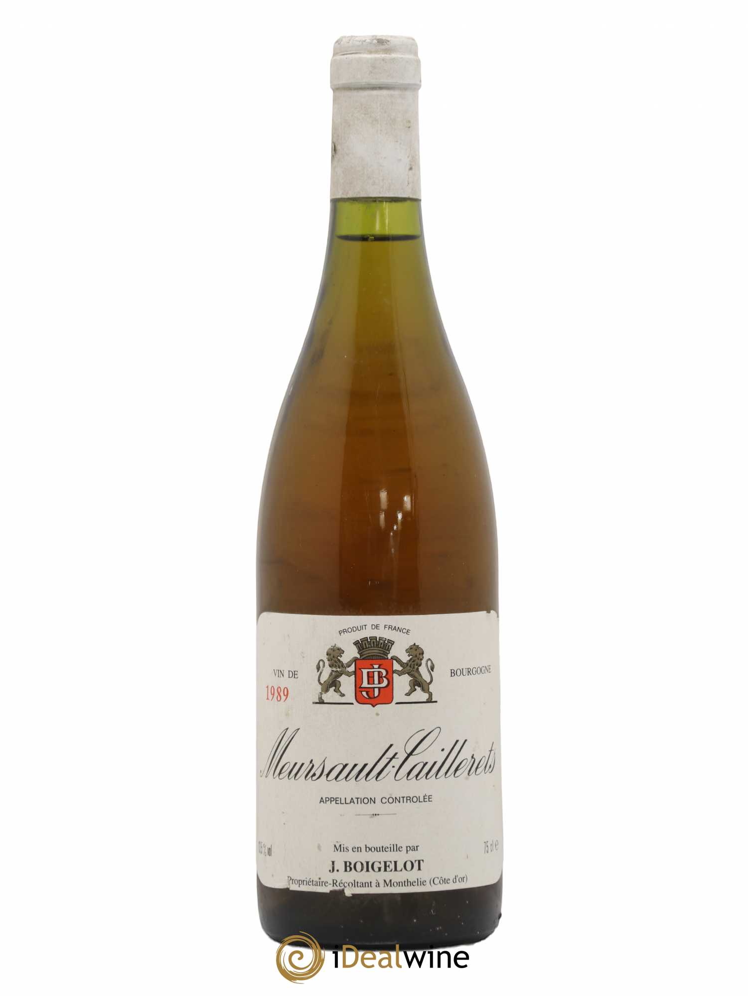 Meursault 1er Cru Caillerets J. Boigelot 1989 - Posten von 1 Flasche - 0