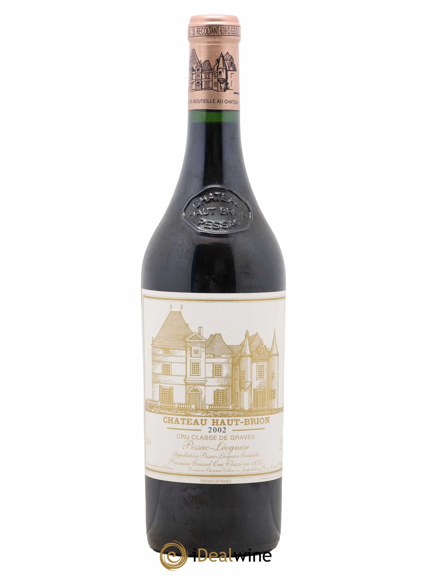 Château Haut Brion 1er Grand Cru Classé 2002 - Lot de 1 bouteille - 0