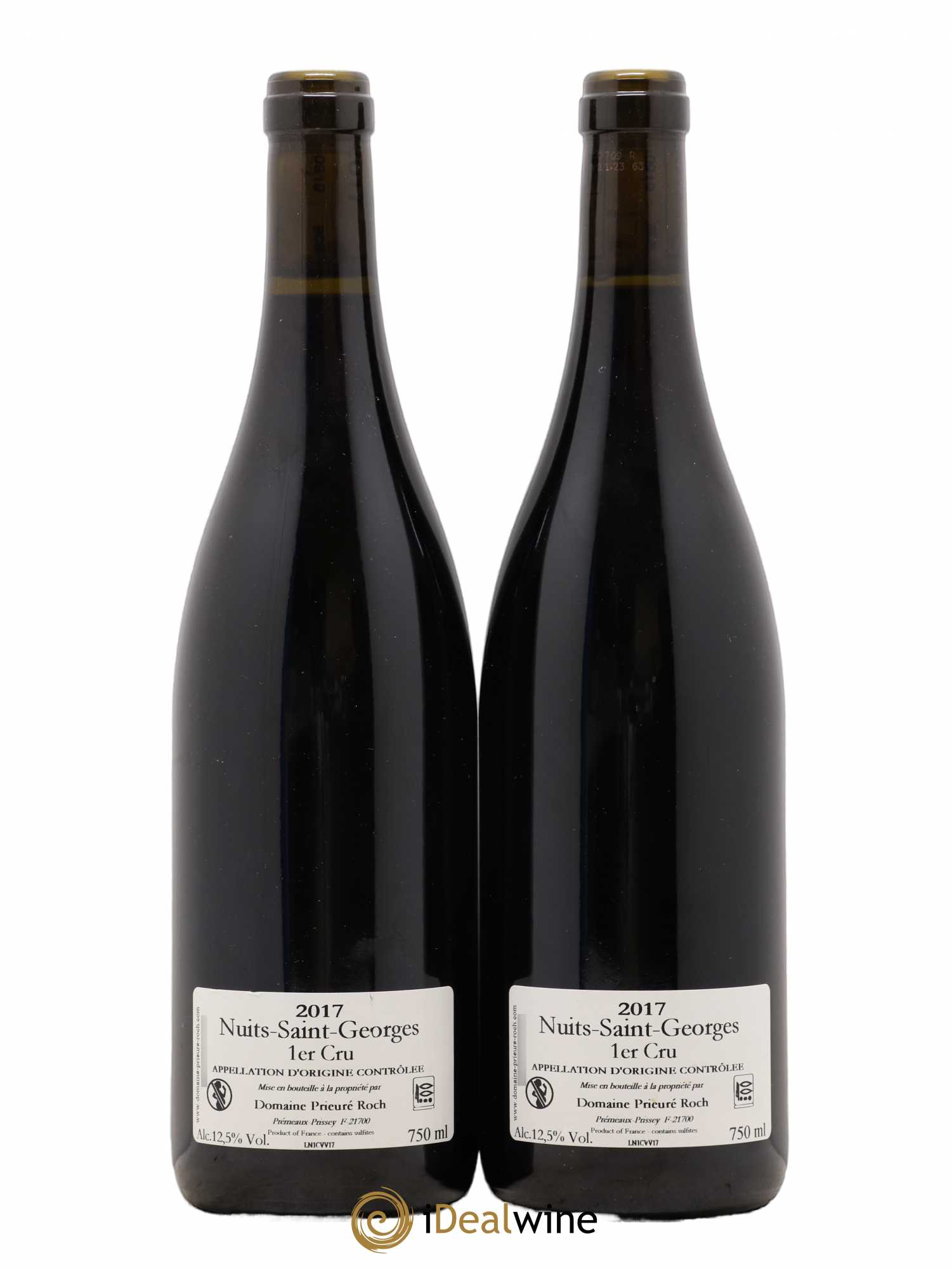 Nuits-Saint-Georges 1er Cru Vieilles Vignes Prieuré Roch 2017 - Lot de 2 bouteilles - 1