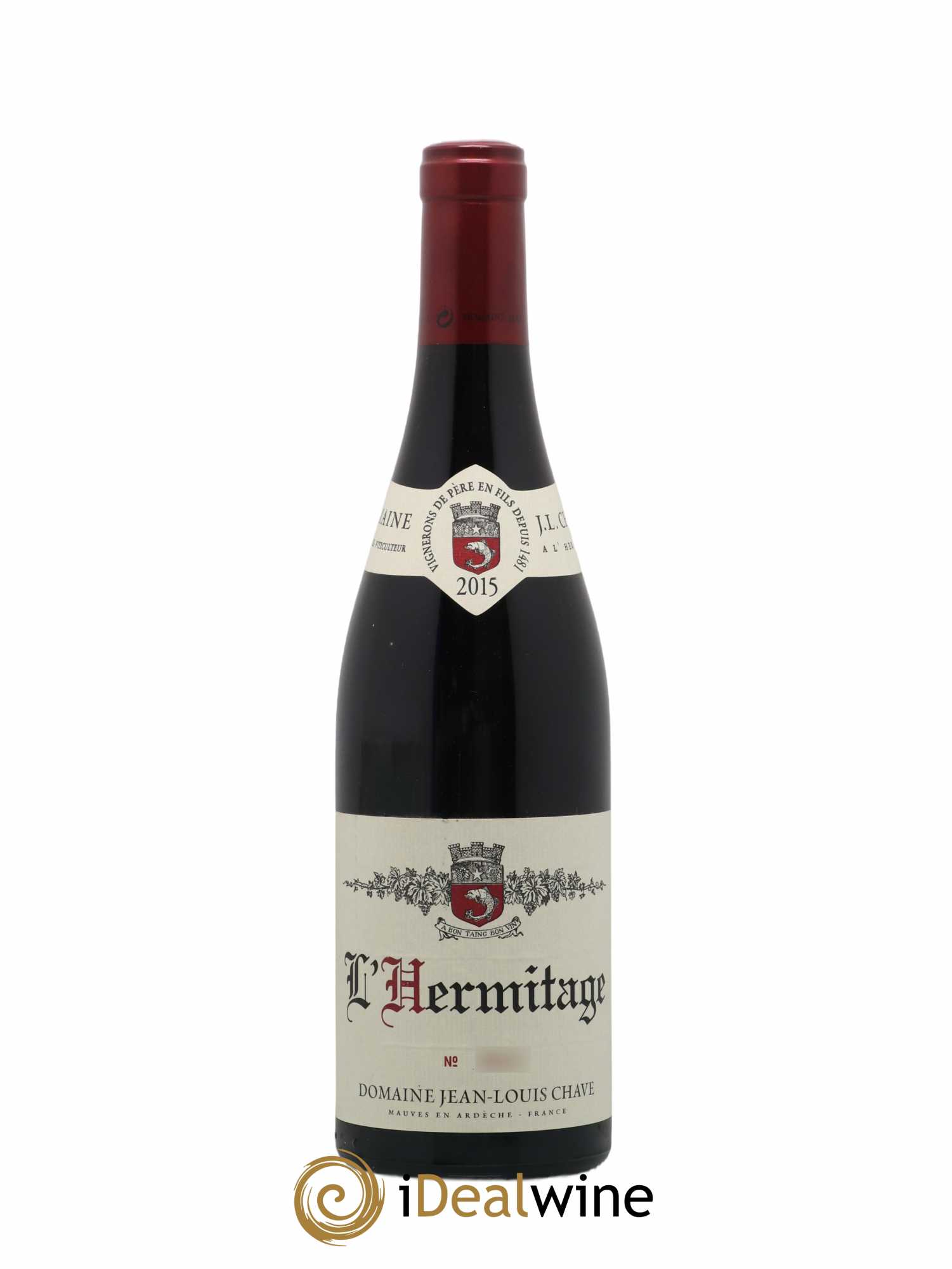 Hermitage Jean-Louis Chave 2015 - Lot de 1 bouteille - 0