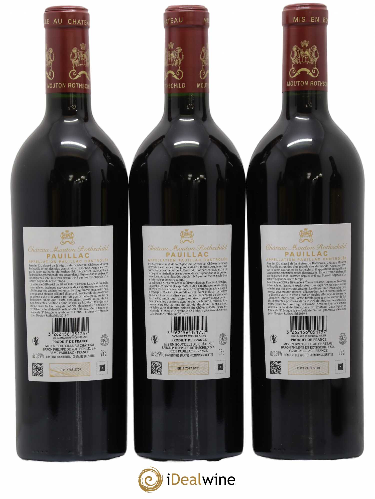 Château Mouton Rothschild 1er Grand Cru Classé 2019 - Lot de 6 bouteilles - 4