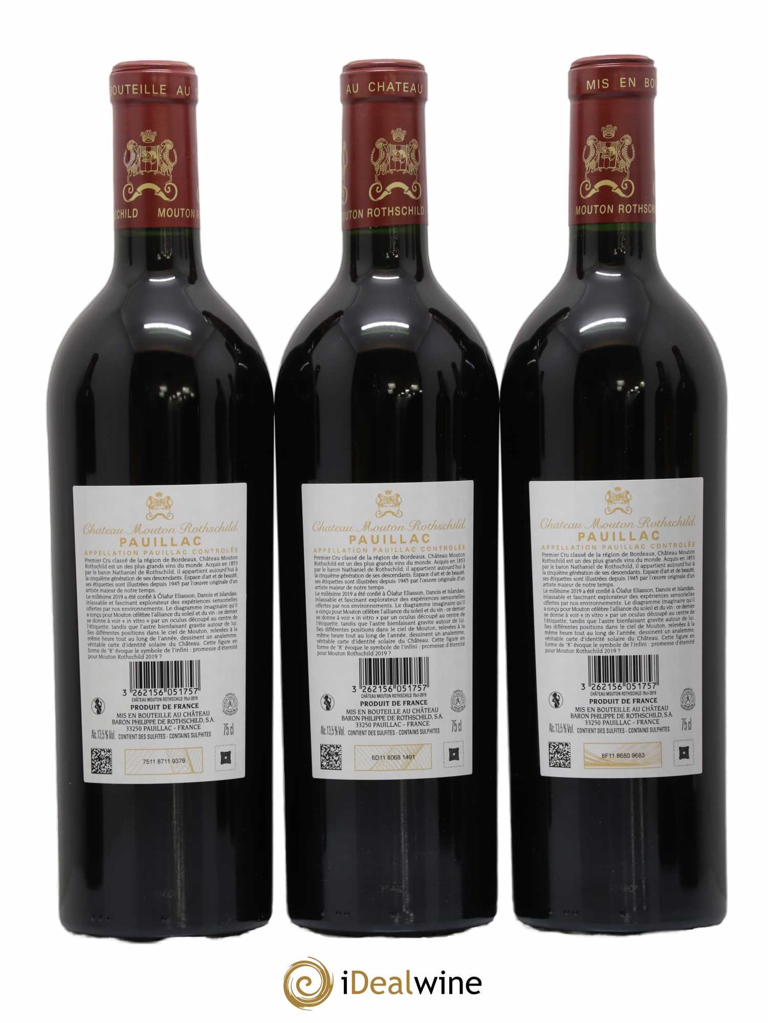 Château Mouton Rothschild 1er Grand Cru Classé 2019 - Lot de 6 bouteilles - 2