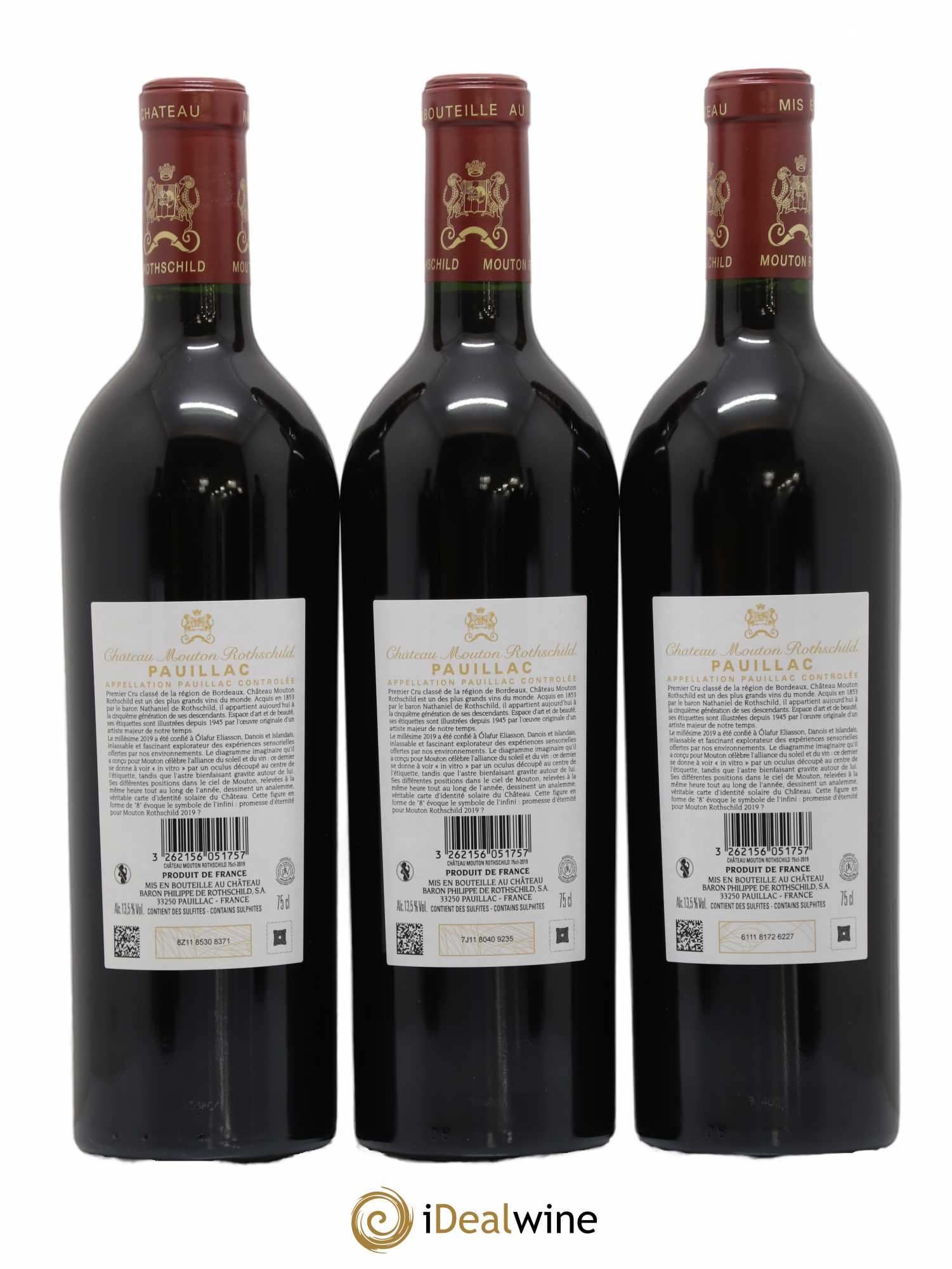 Château Mouton Rothschild 1er Grand Cru Classé 2019 - Lot de 6 bouteilles - 4