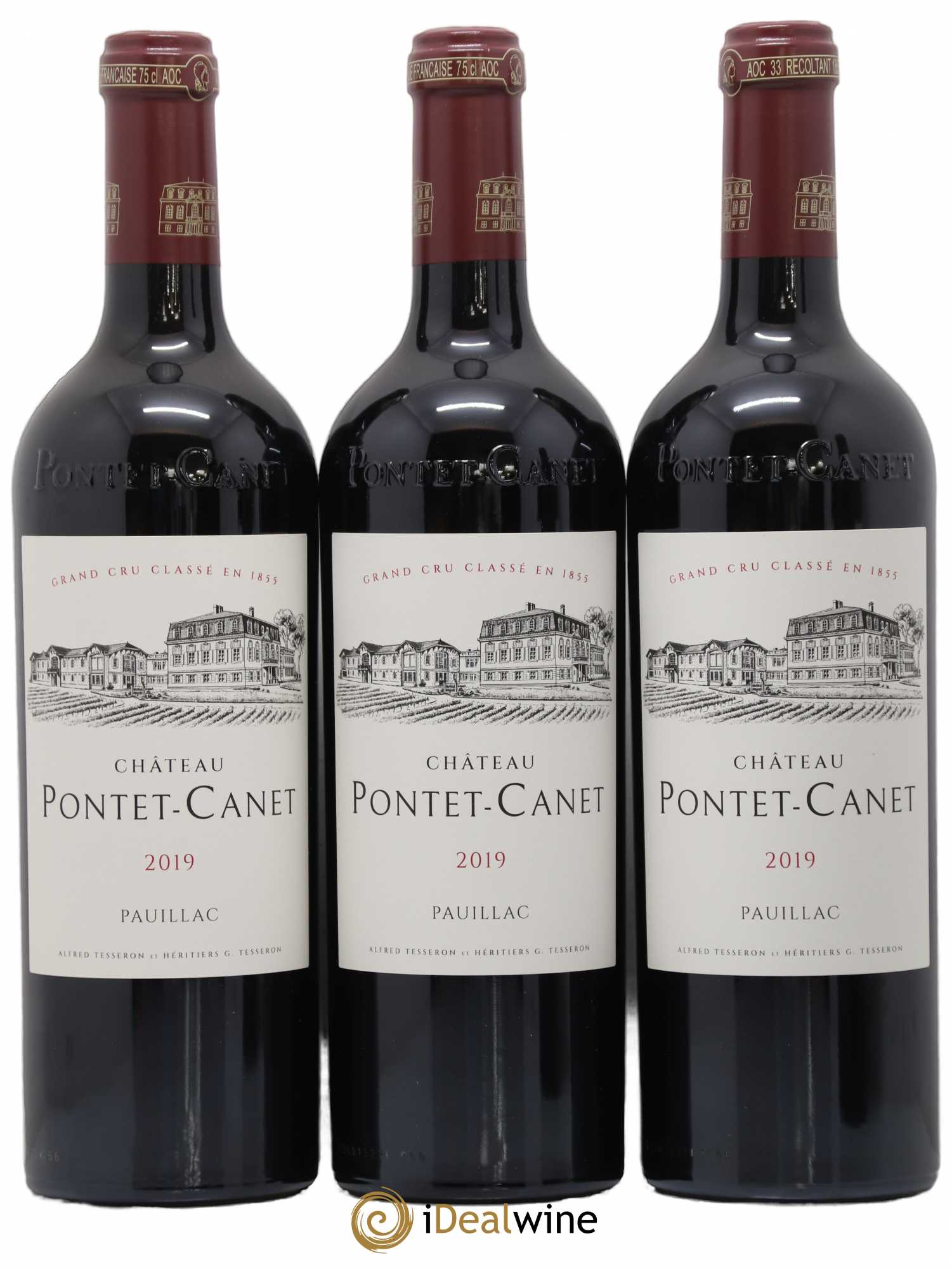 Château Pontet Canet 5ème Grand Cru Classé 2019 - Lot de 6 bouteilles - 2
