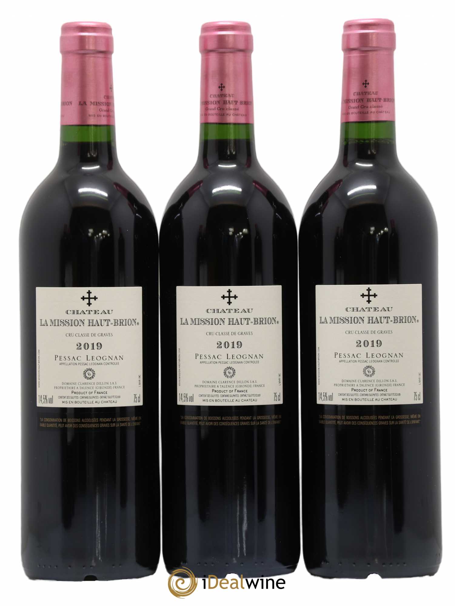 Château la Mission Haut-Brion Cru Classé de Graves 2019 - Lot de 6 bouteilles - 2