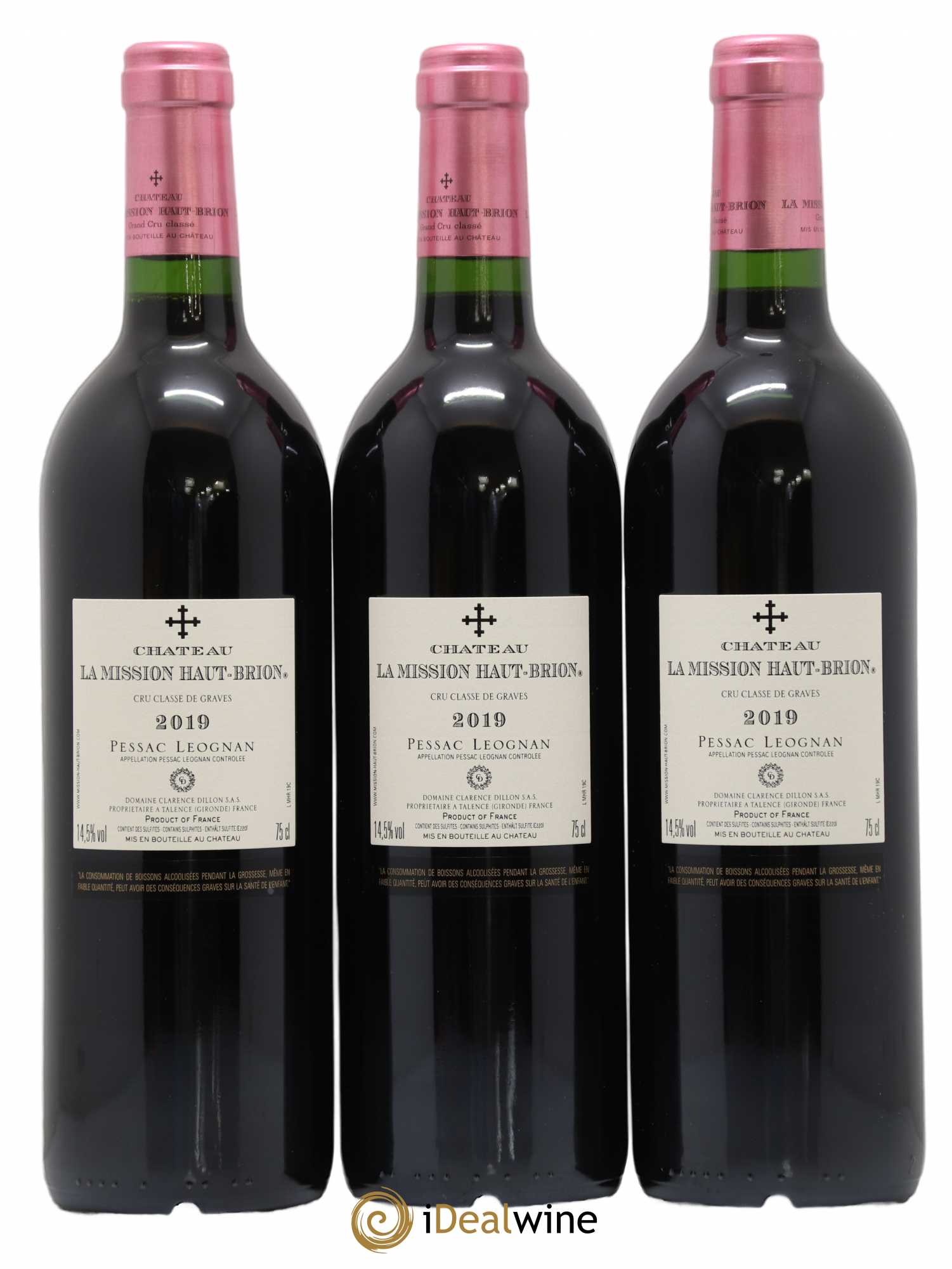 Château la Mission Haut-Brion Cru Classé de Graves 2019 - Lot de 6 bouteilles - 4