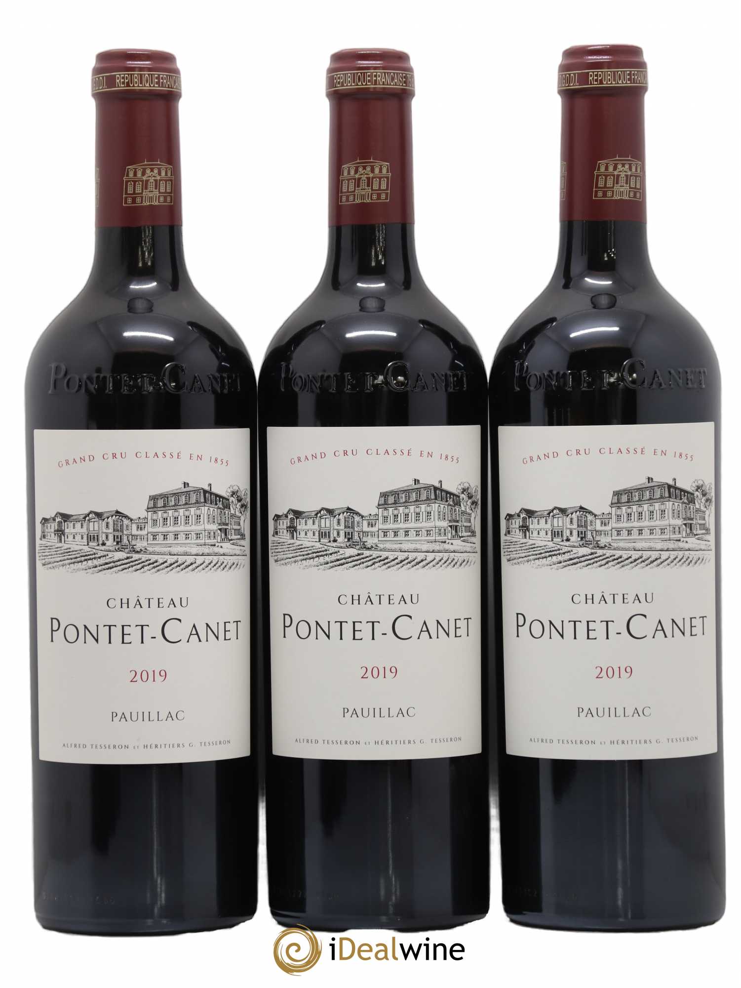 Château Pontet Canet 5ème Grand Cru Classé 2019 - Lot de 6 bouteilles - 2