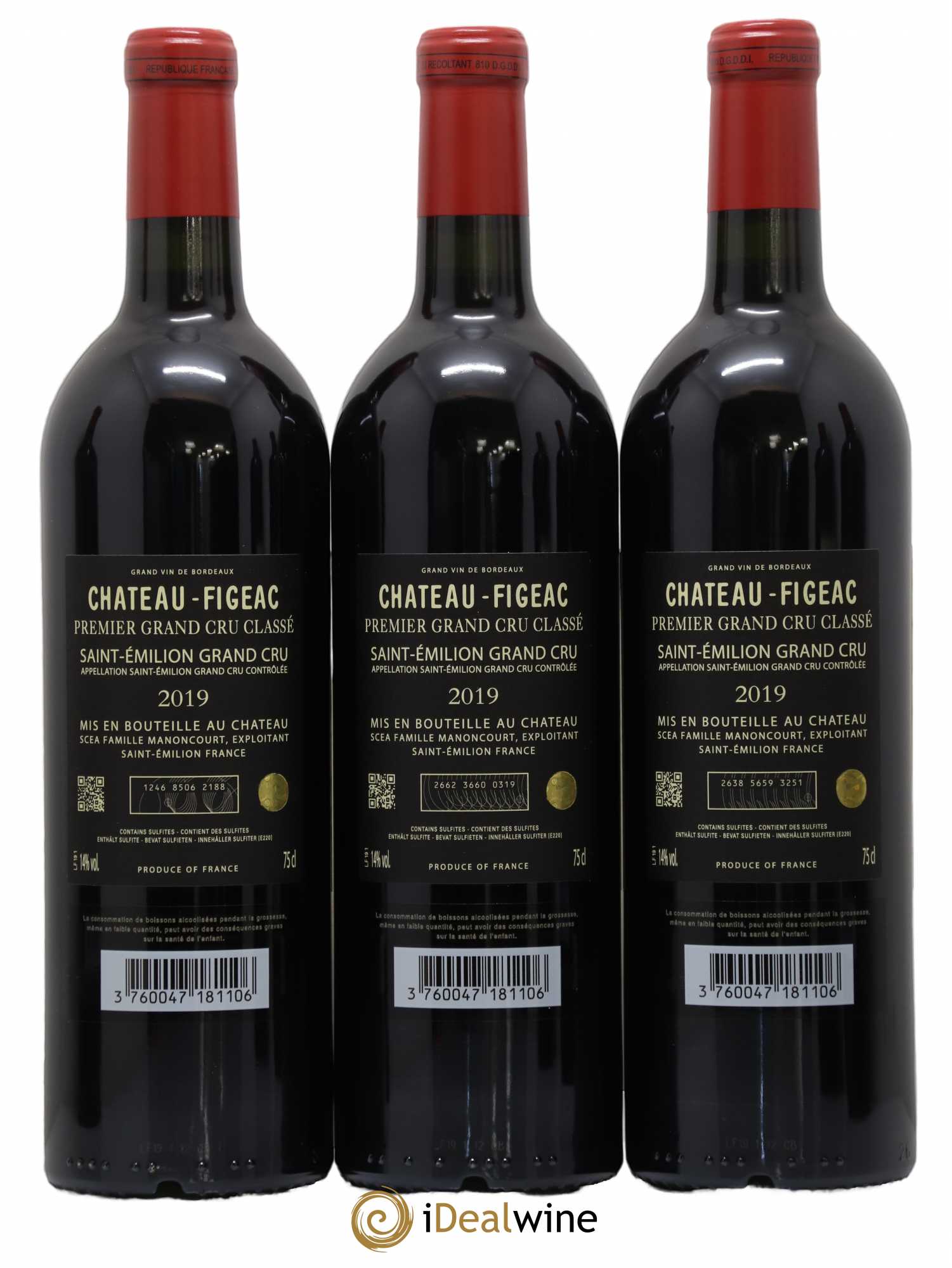 Château Figeac 1er Grand Cru Classé A 2019 - Lot de 6 bouteilles - 4