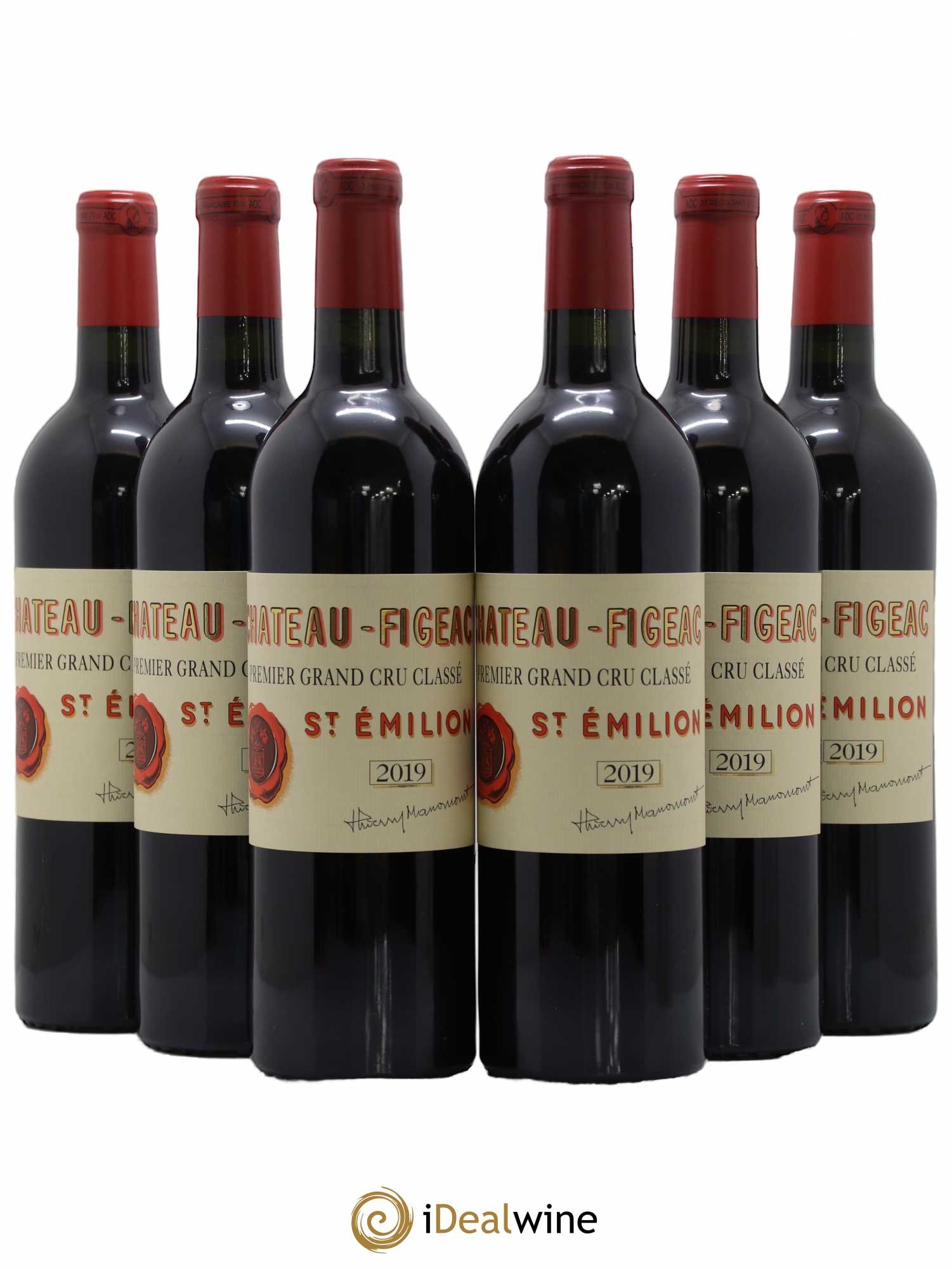Château Figeac 1er Grand Cru Classé A 2019 - Lot de 6 bouteilles - 0