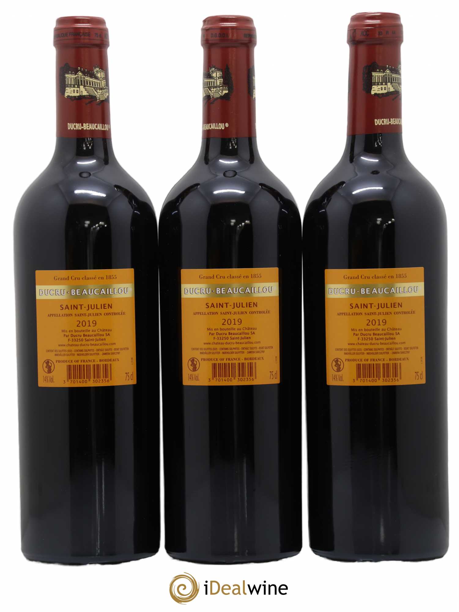 Château Ducru Beaucaillou 2ème Grand Cru Classé 2019 - Lot de 6 bouteilles - 2