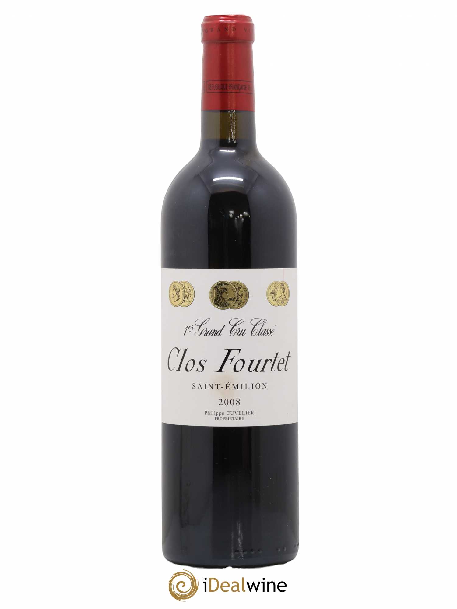Clos Fourtet 1er Grand Cru Classé B 2008 - Posten von 1 Flasche - 0